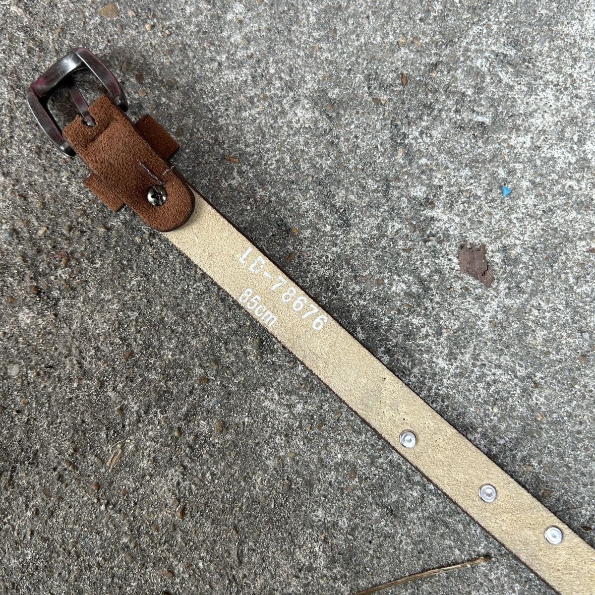Vintage Vintage studded leather belt ⭐️ (Kapital Style) Size ONE SIZE - 9 Thumbnail