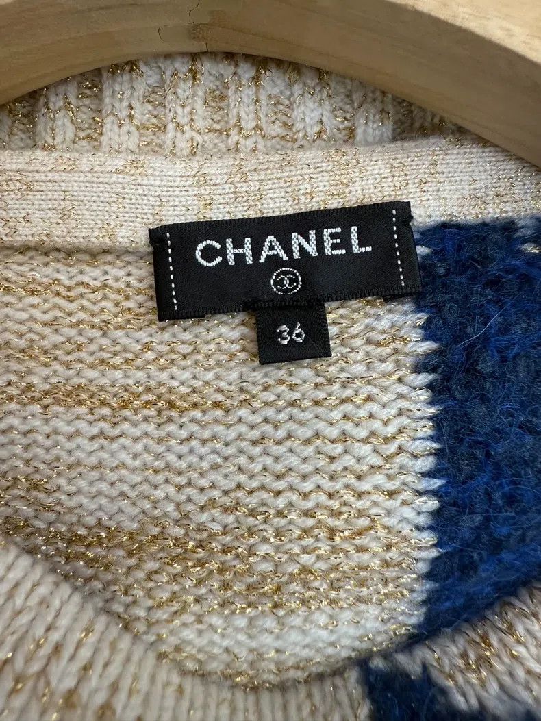 Chanel Chanel Egyptian series colour-block knitted sweater Size XS / US 0-2 / IT 36-38 - 4 Thumbnail