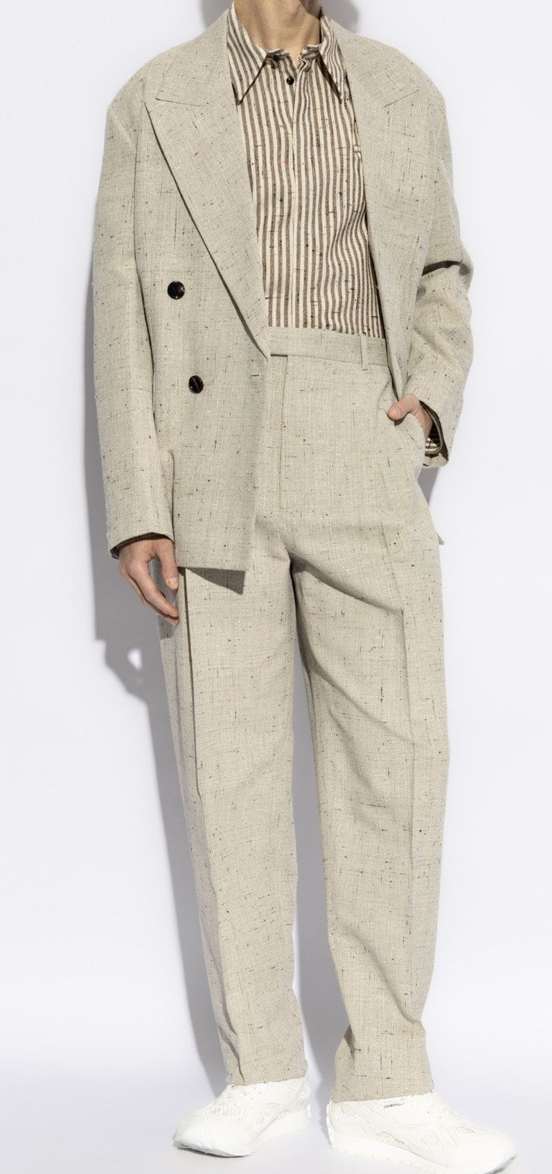 Bottega Veneta Bottega Venetia double- breasted blazer Size 50R - 3 Thumbnail