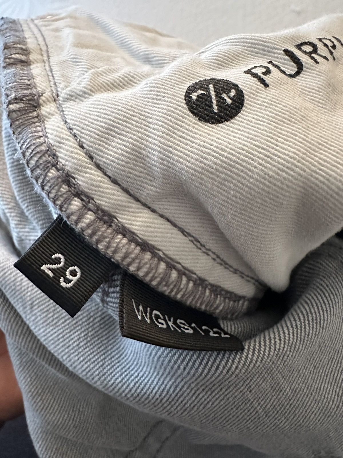 Purple Brand Grey skinny jeans Size US 29 - 5 Thumbnail