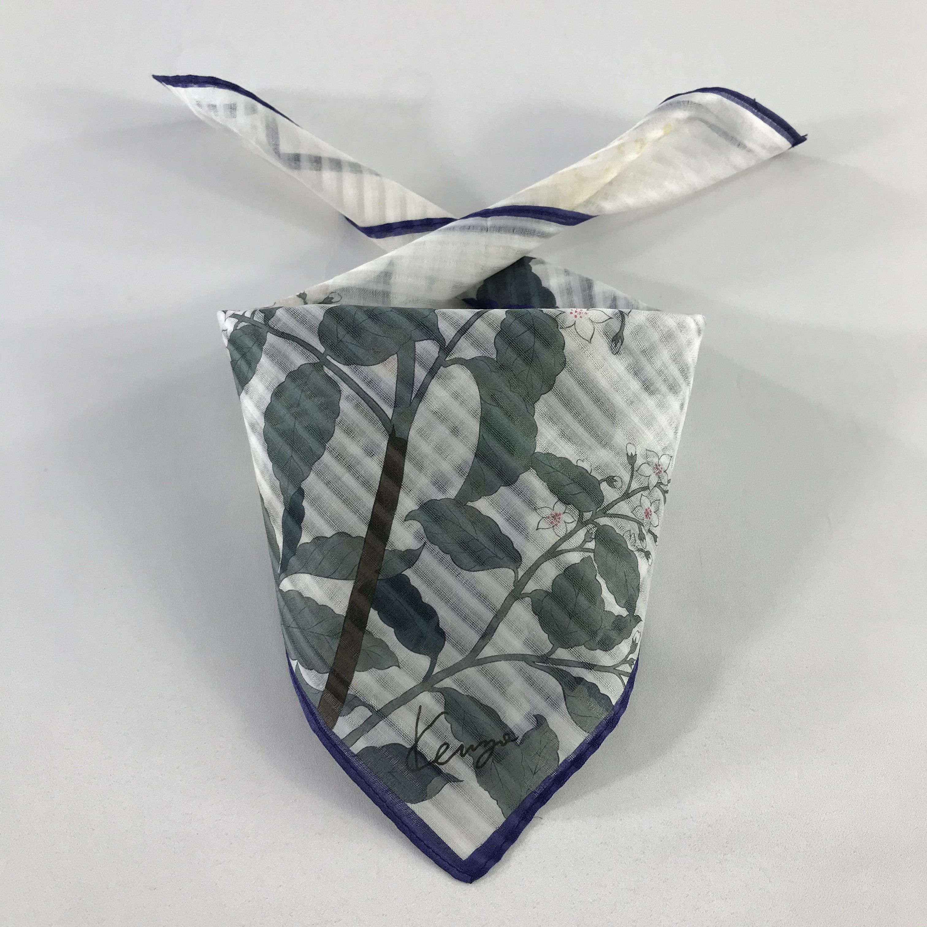 Kenzo × Vintage Kenzo Bandana / Handkerchief / Neckerchief - S961 Size ONE SIZE - 3 Thumbnail