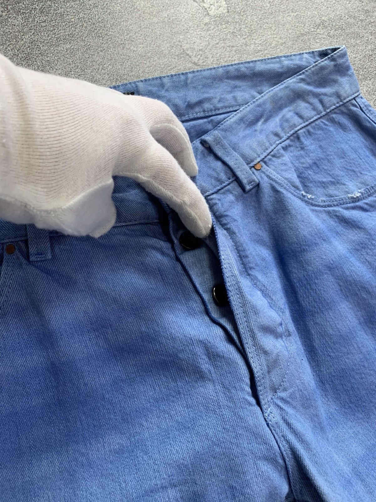 Diesel × Diesel Black Gold Diesel Black/Gold Demin Blue Pants Made in Italy size33 Size US 33 - 4 Thumbnail