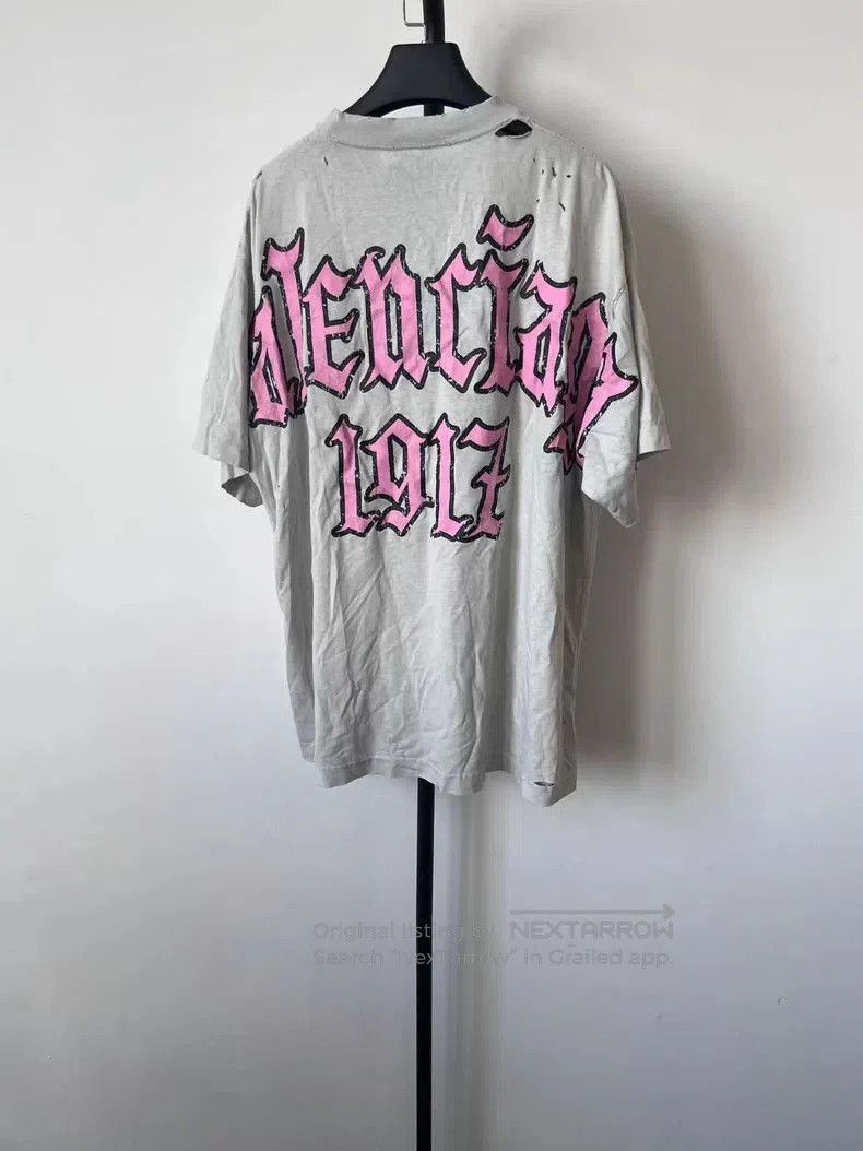 Balenciaga Balenciaga Back Logo Print Crewneck T-shirt. Size US XS / EU 42 / 0 - 1 Thumbnail