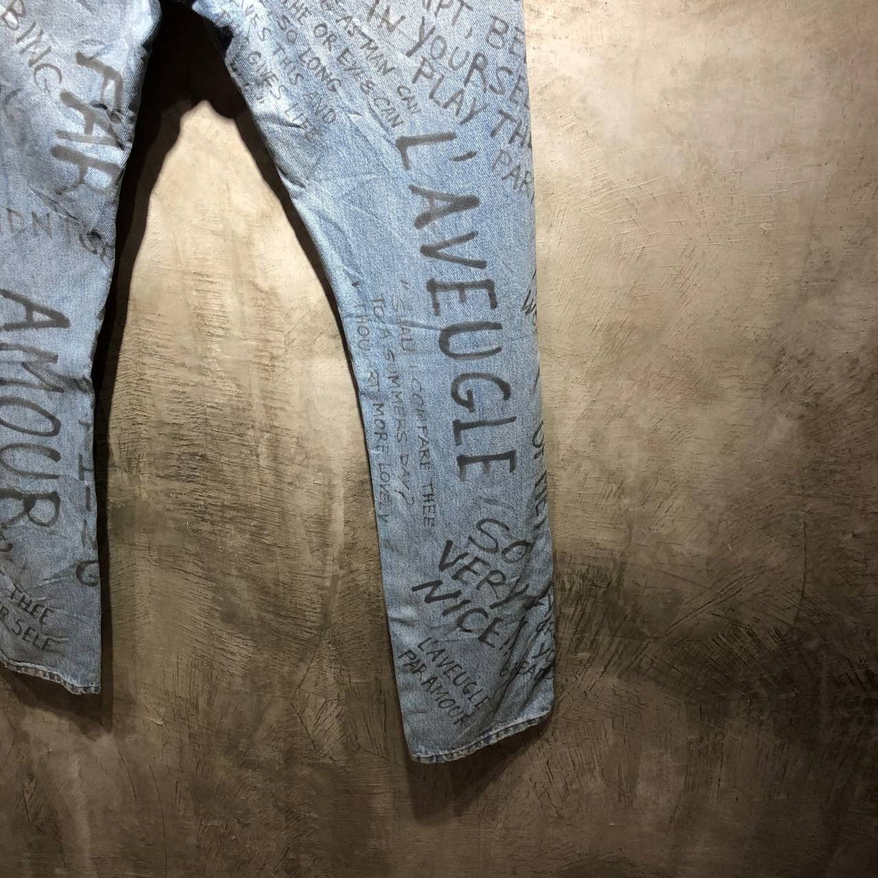 Gucci Gucci FW17 Punk Scribble denim pants Size US 28 / EU 44 - 7 Thumbnail