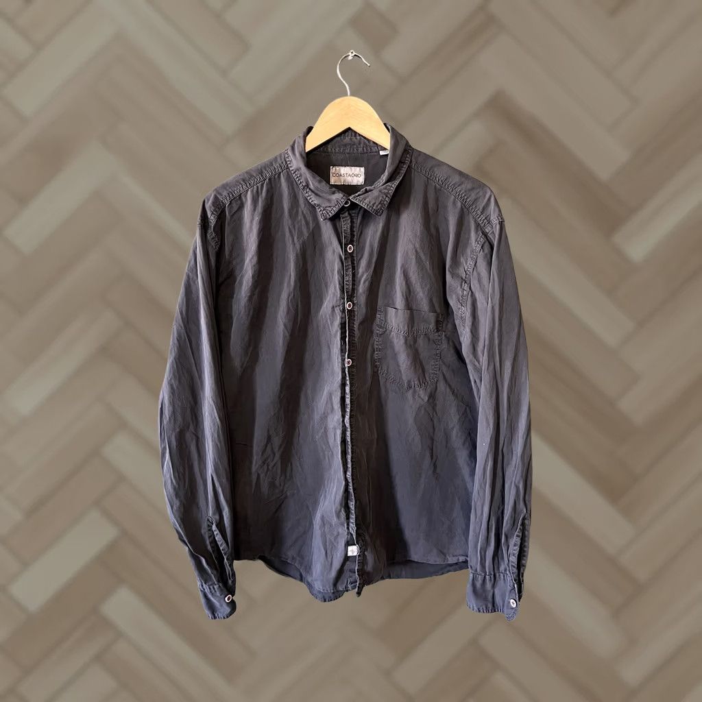 Vintage Coastaoro Mens Black Long Sleeve Button-Up Shirt XL Size US XL / EU 56 / 4 - 1 Thumbnail