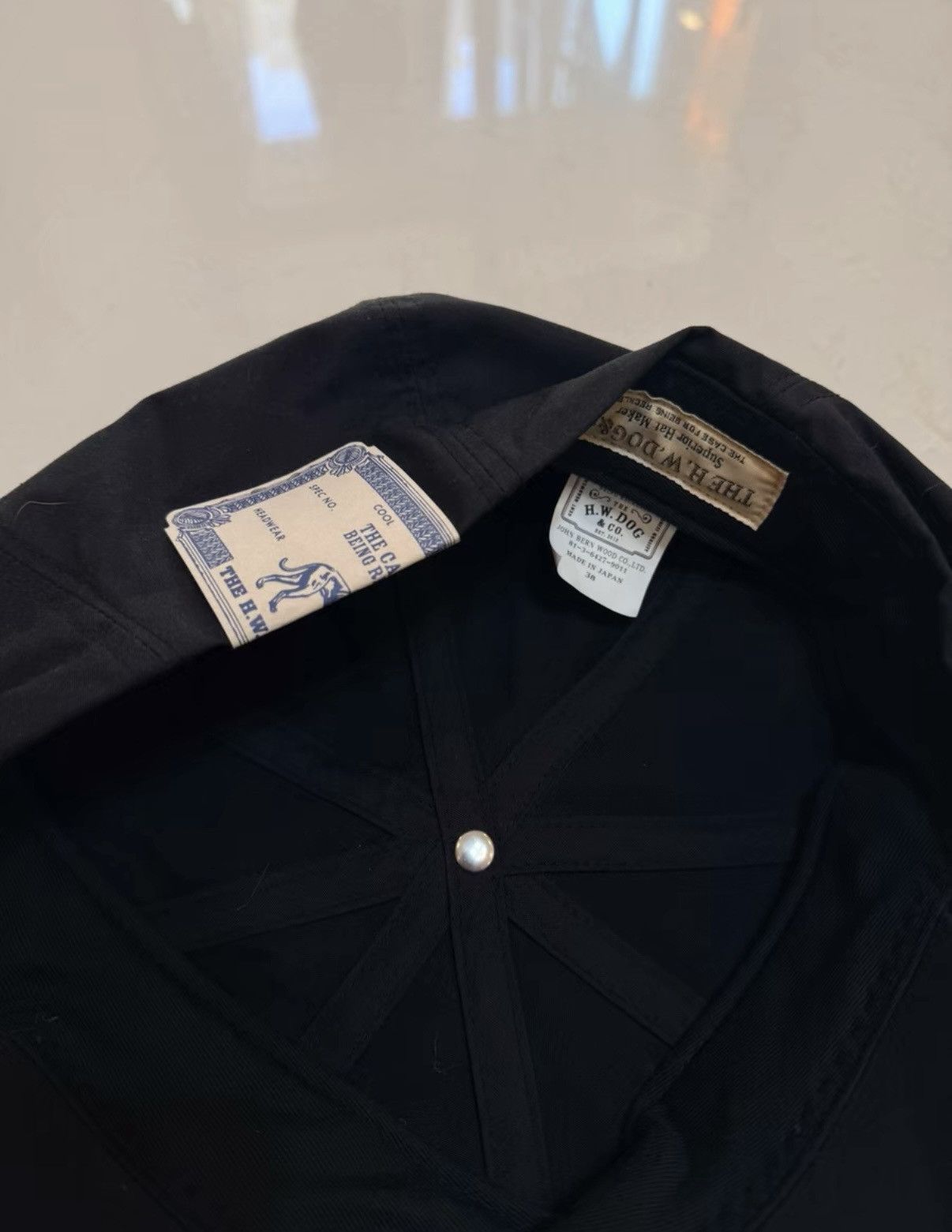 THE H.W.DOG&CO. Japan-made Dog Tag Retro 8-Panel Newsboy Cap Size ONE SIZE - 3 Thumbnail