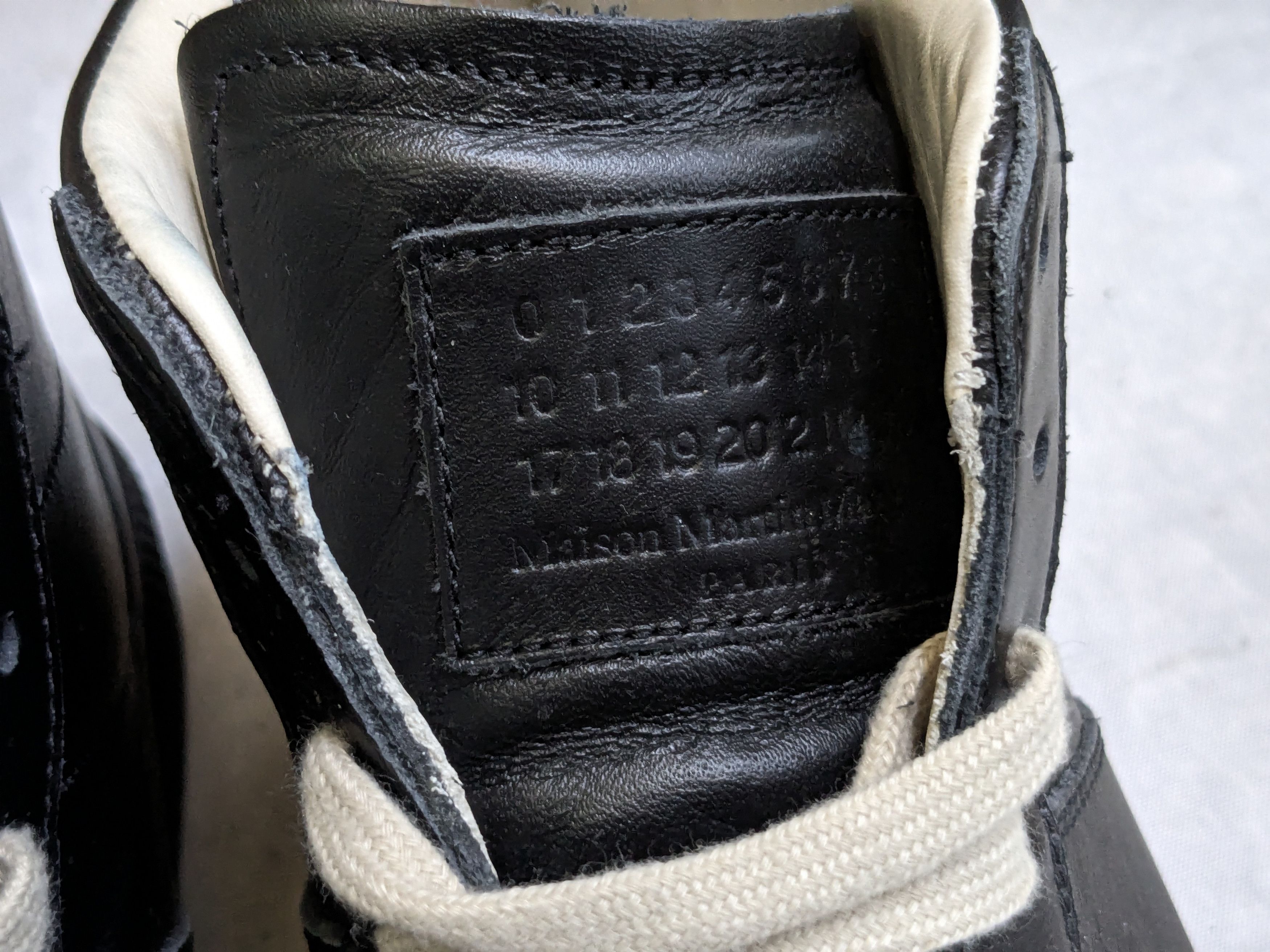 Maison Margiela Maison Margiela GAT Replica Paint Splatter Black 9 42 Highs Size US 9 / EU 42 - 8 Thumbnail