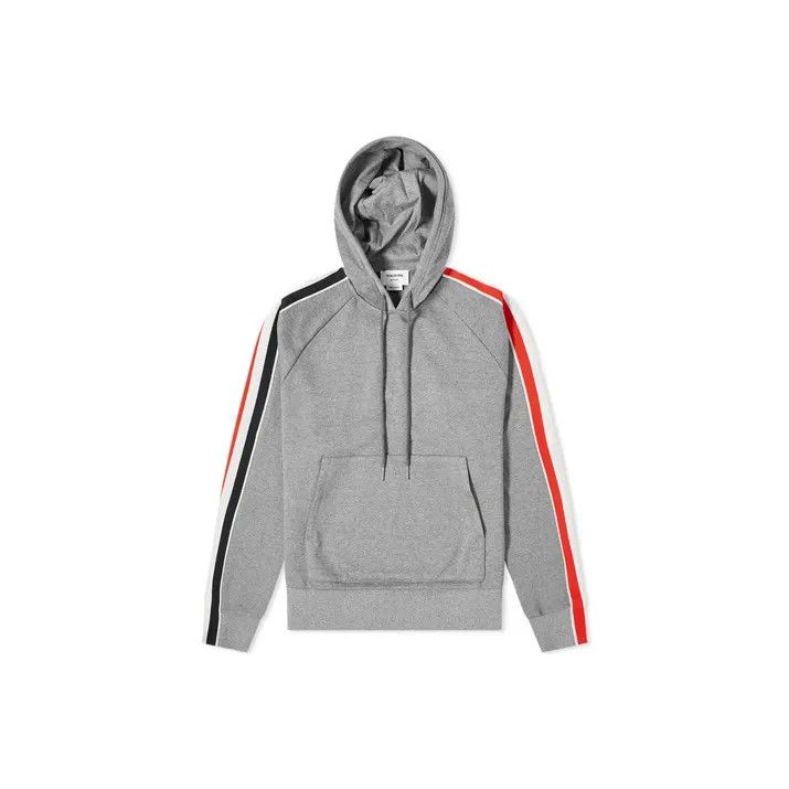 Thom Browne TB Gray Hooded Sweatshirt for Men 0079 Size US M / EU 48-50 / 2 - 1 Thumbnail