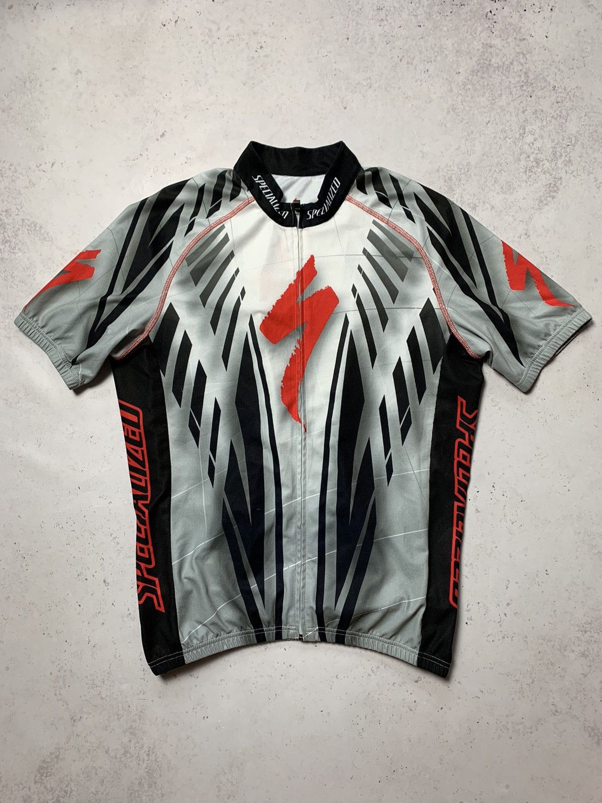 Sports Specialties Vintage Rare Specialized Racing Cycling Zip-up Jersey Size US L / EU 52-54 / 3 - 6 Thumbnail