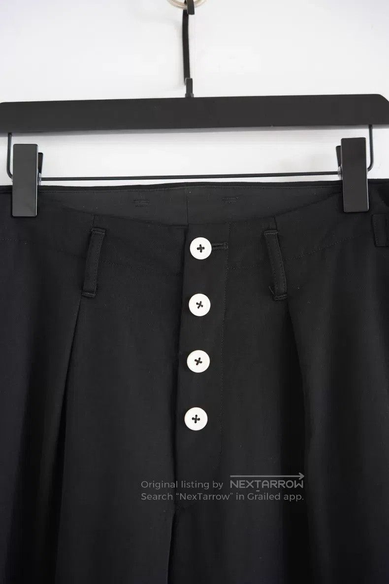 Yohji Yamamoto Yohji Yamamoto size 2 19aw white button wool trousers Size US 28 / EU 44 - 3 Thumbnail