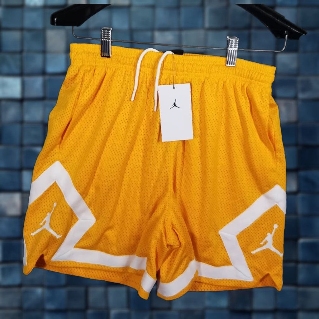 VINTAGE Nike Jordan Shorts Athletic Women Small Orange 90s Basketball RunningActivewear
