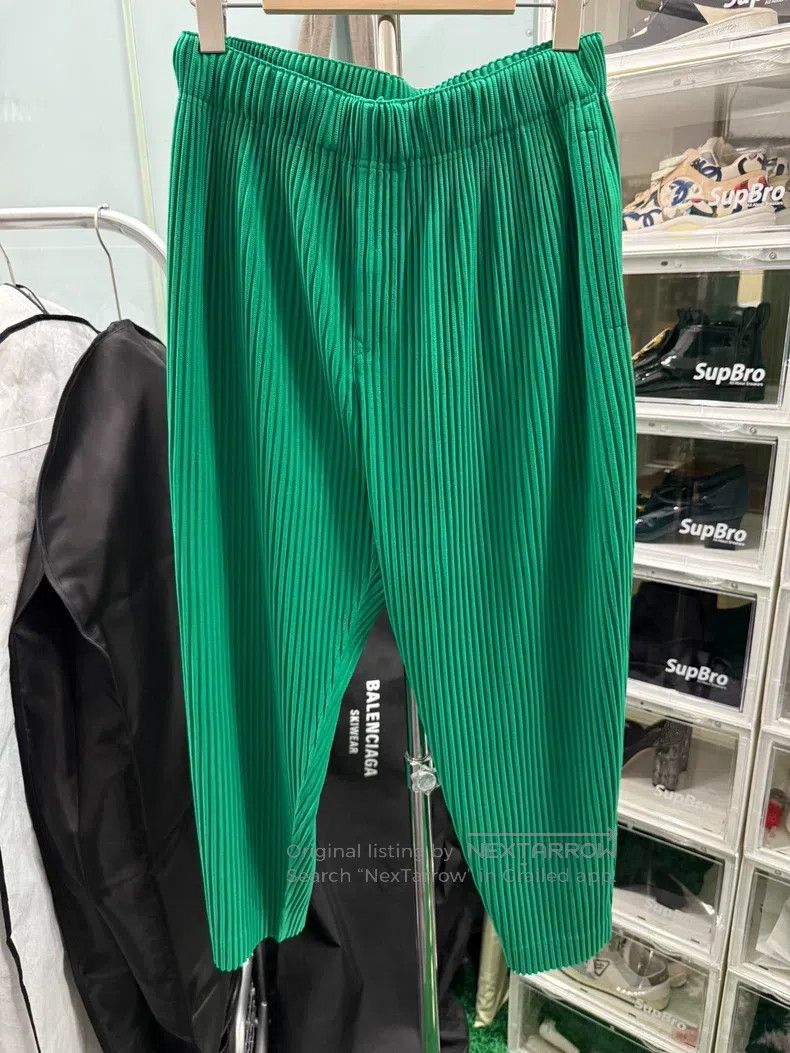 Issey Miyake Issey Miyake size S Green Trousers Size US 27 - 1 Thumbnail