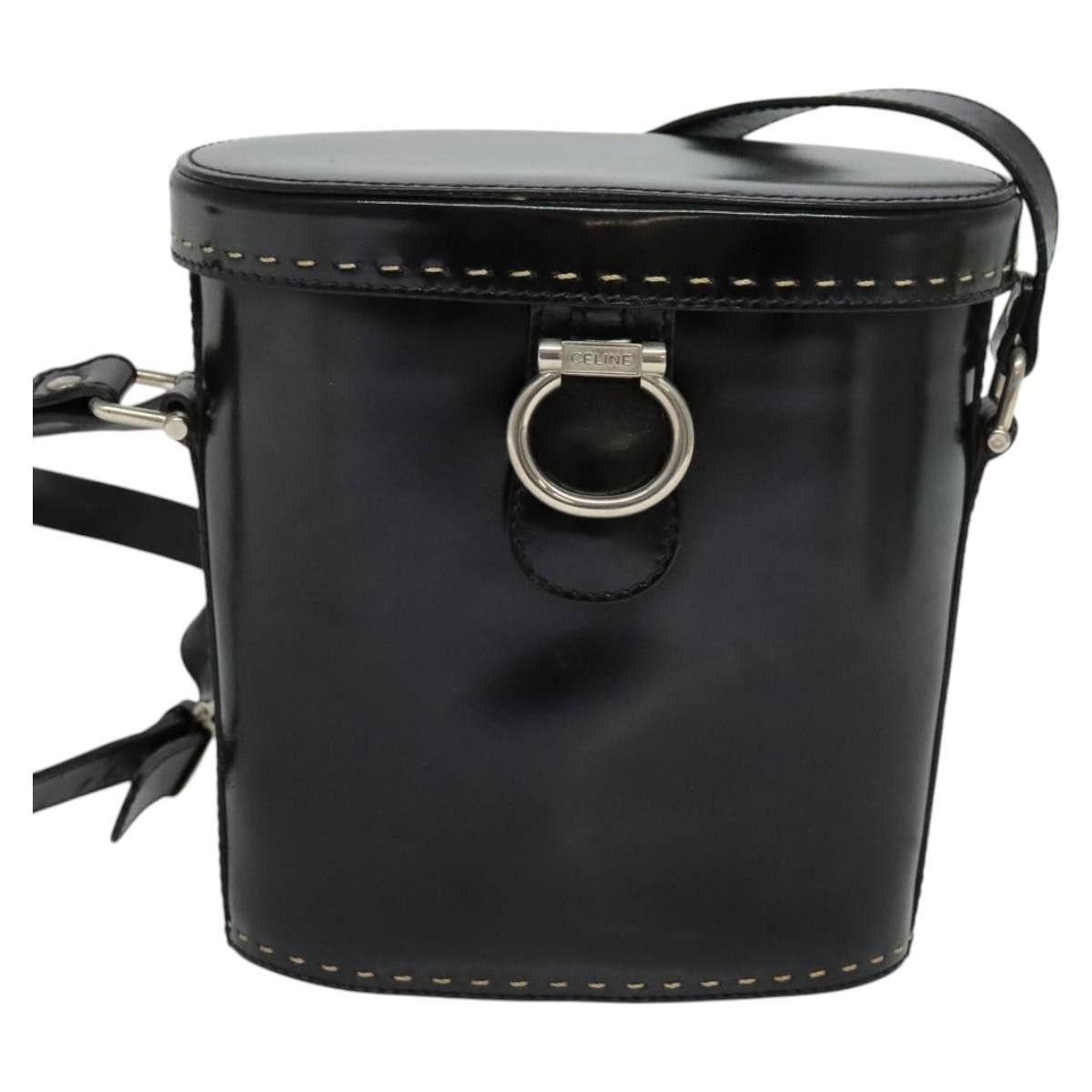 Celine CELINE Shoulder Bag Patent Leather Black Size ONE SIZE - 2 Thumbnail