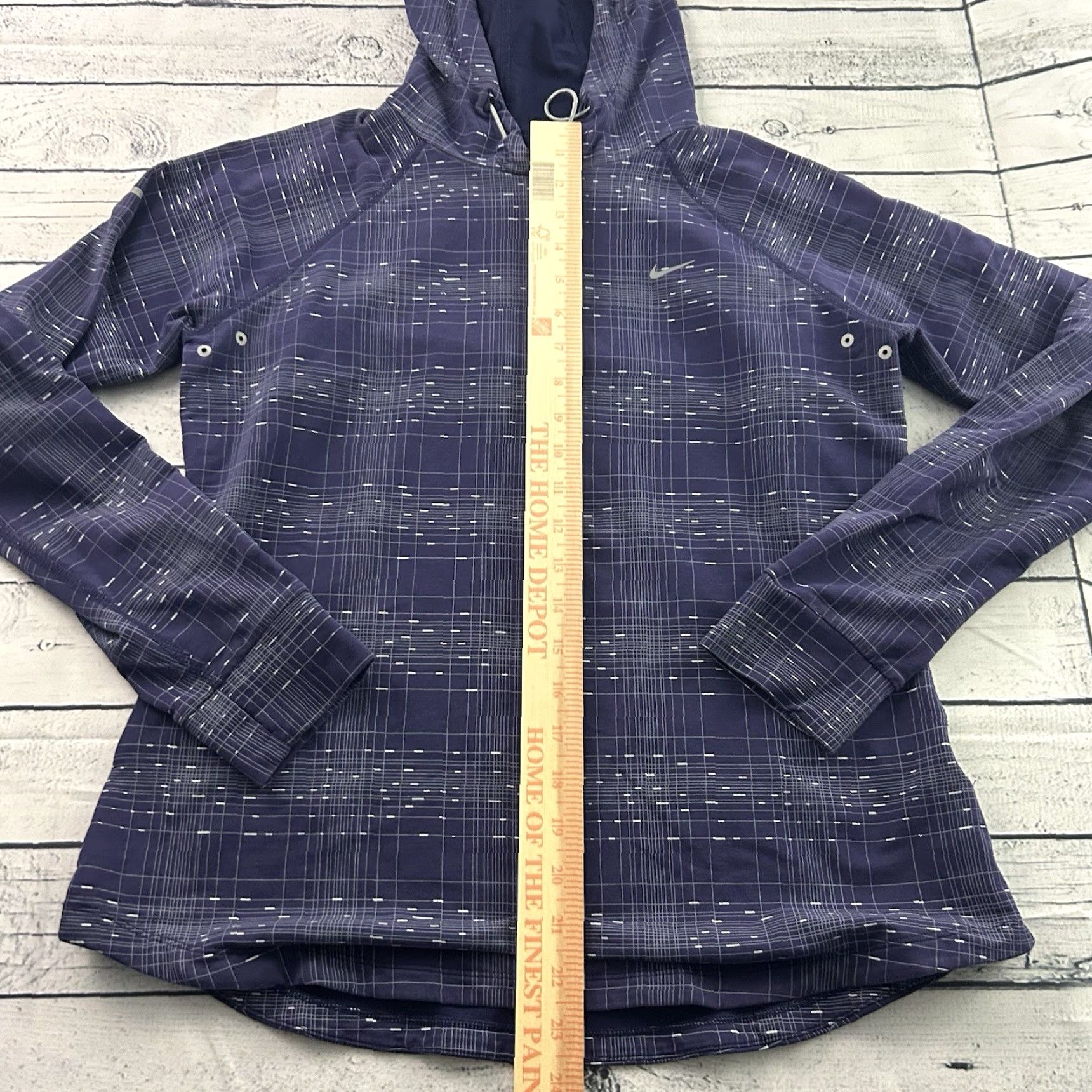 Nike Nike Dri-Fit Vented Hoodie Running Jacket Women’s Large Purple Athletic Jacket Hooded Size L / US 10 / IT 46 - 2 Thumbnail