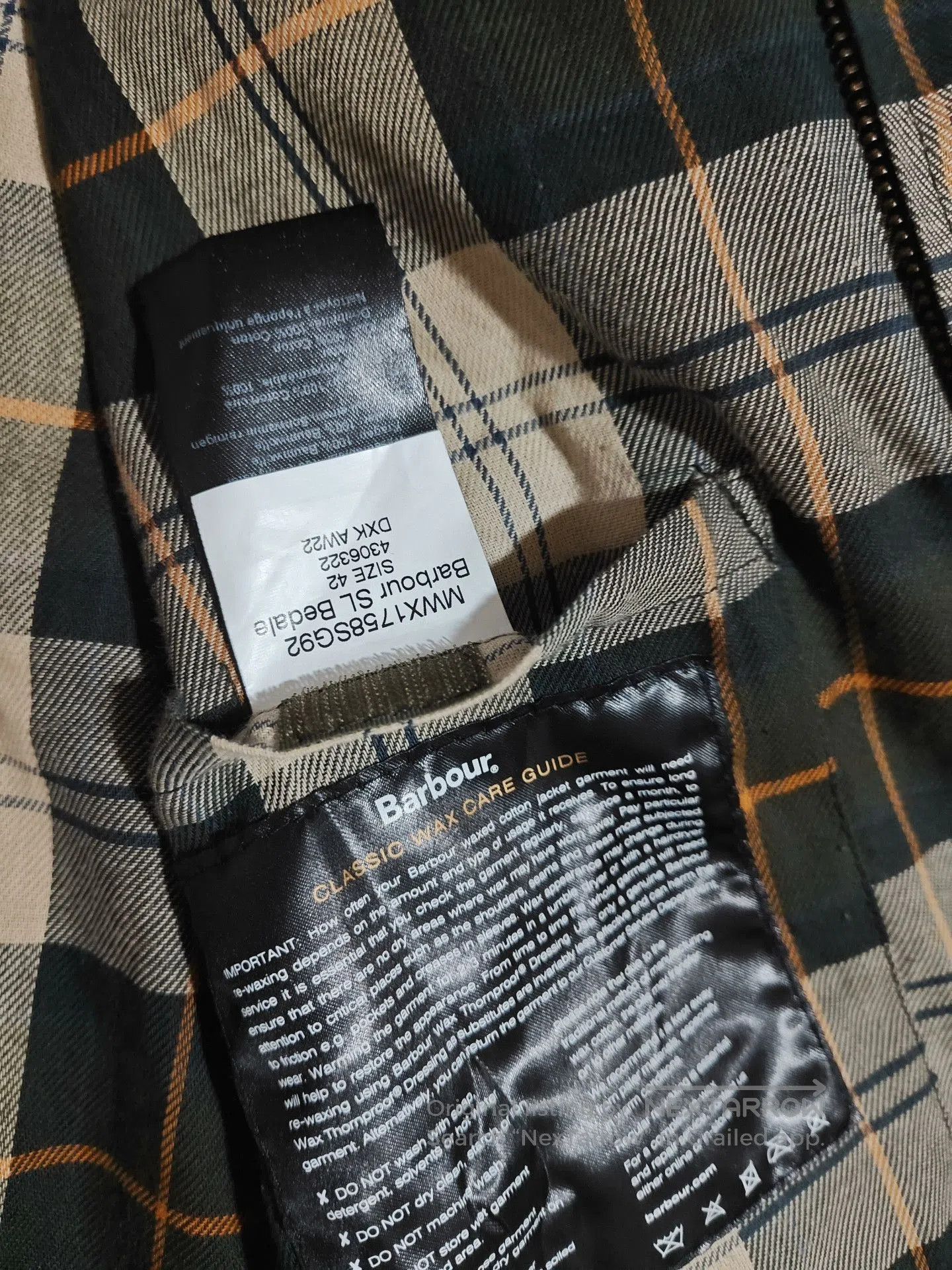 Barbour Barbour Bedale SL Slim Waxed Jacket. Size US XS / EU 42 / 0 - 7 Thumbnail