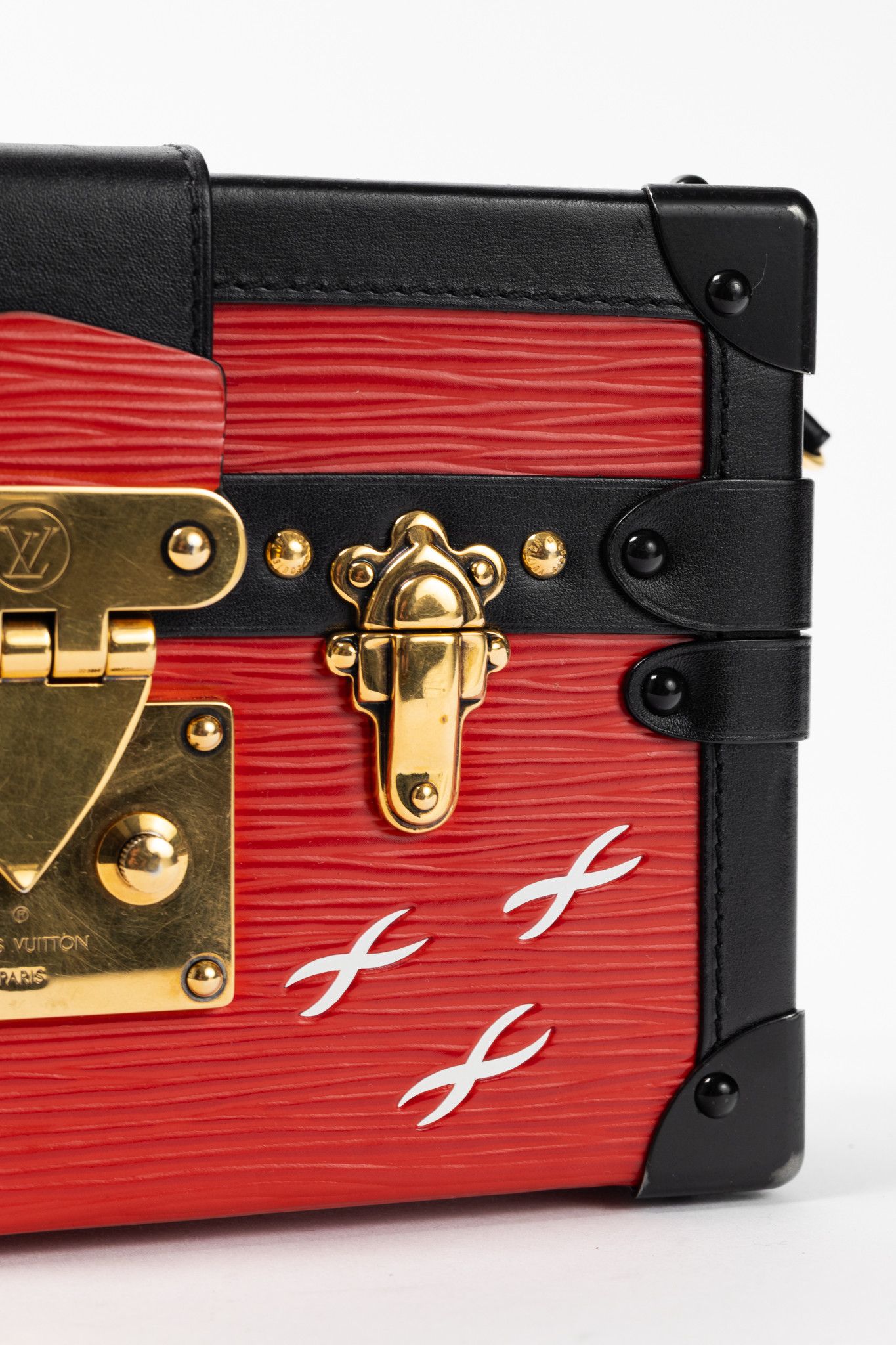 Louis Vuitton Louis Vuitton Petite Malle Rouge Epi Leather Trunk Crossbody Size ONE SIZE - 8 Thumbnail