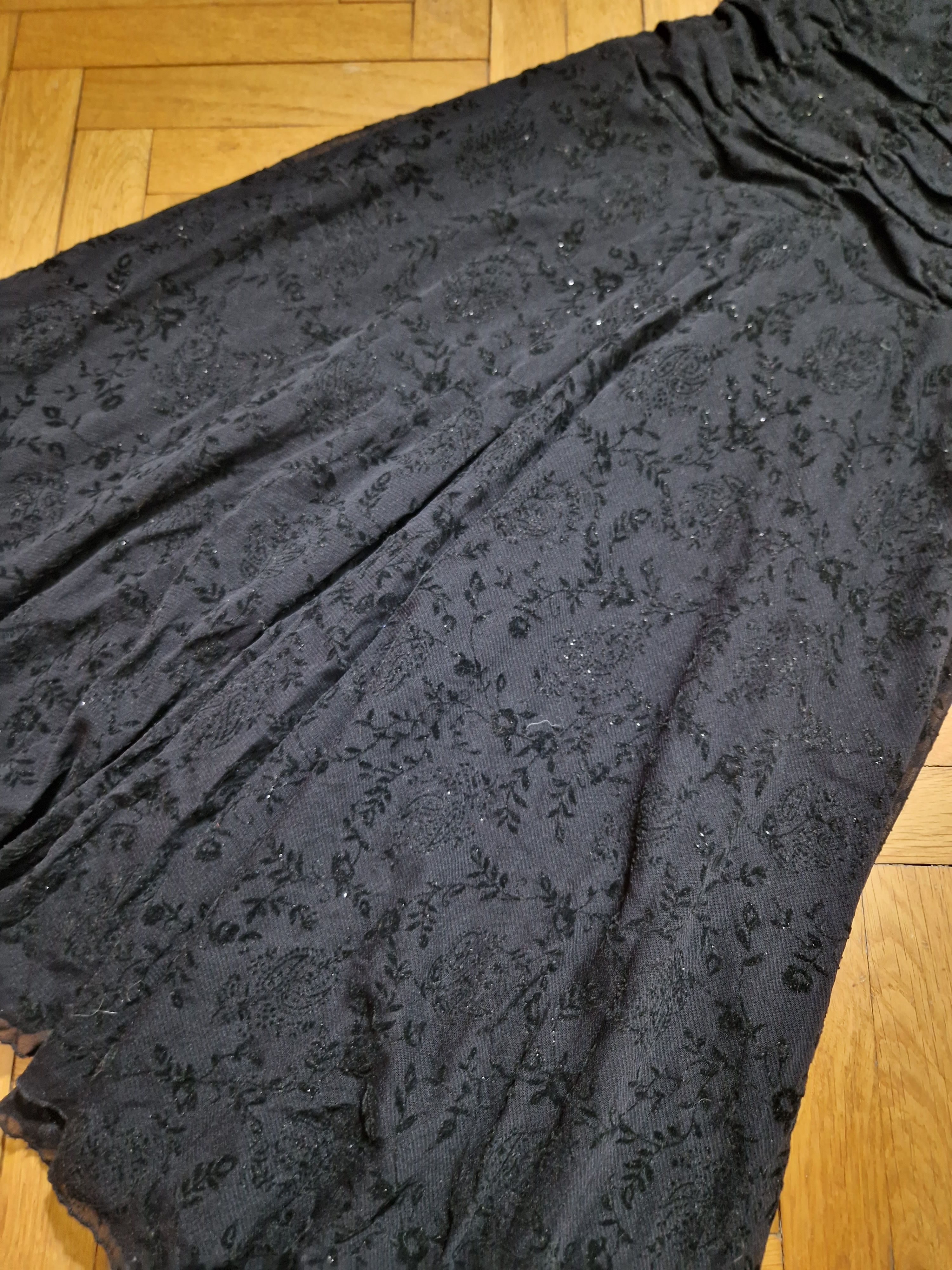 If Six Was Nine × Vintage vintage black lace floral dress Size M / US 6-8 / IT 42-44 - 10 Thumbnail
