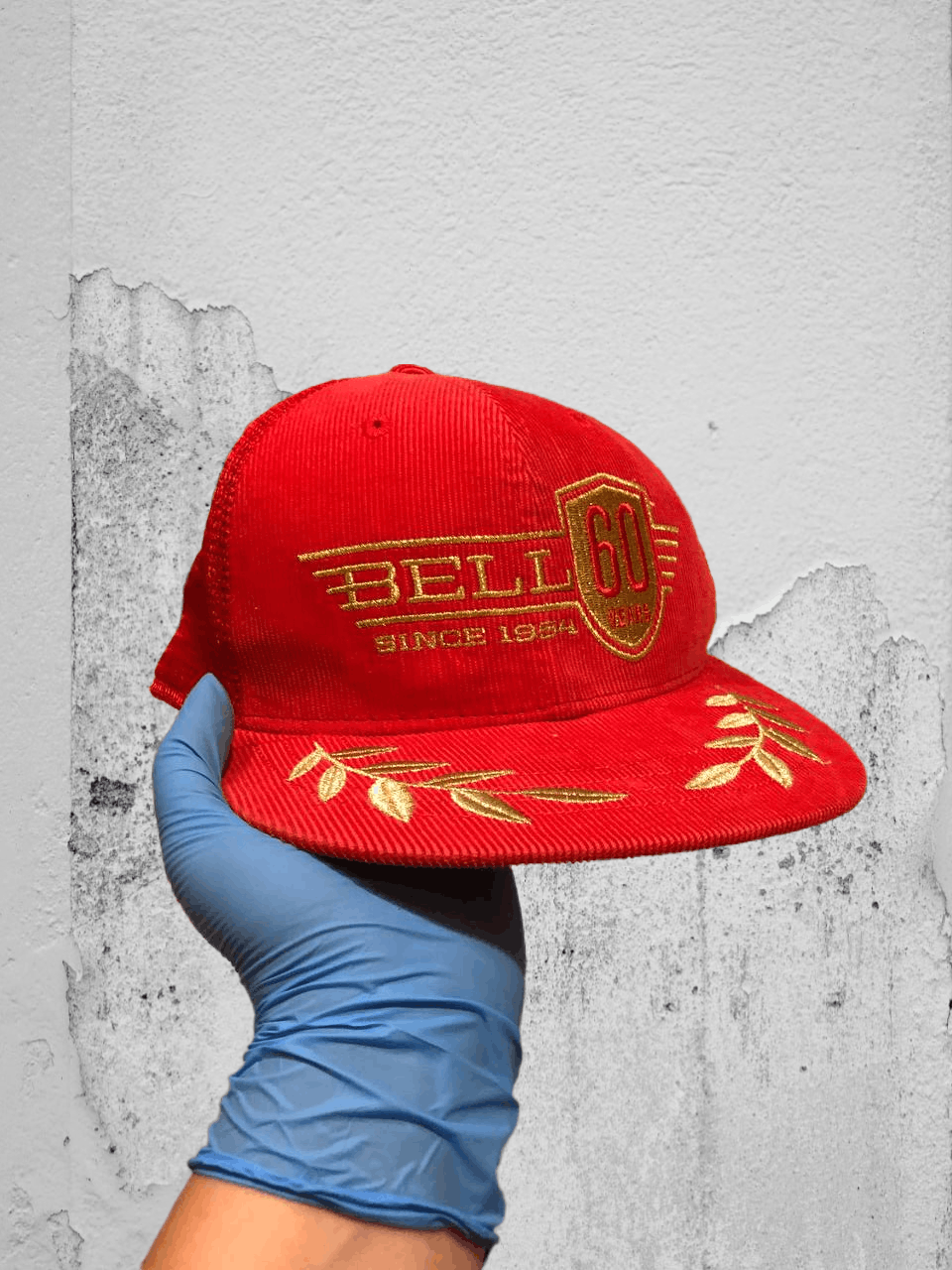 Vintage Bell Helmets 60th Anniversary Hat Cap Baseball Snapback Red Size ONE SIZE - 1 Thumbnail