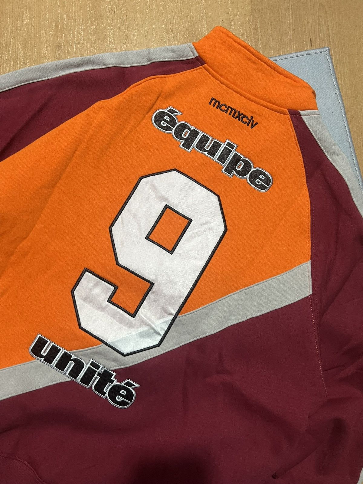Supreme Supreme Half Zip Track Sweatshirt Orange Burgundy Logo Size US M / EU 48-50 / 2 - 5 Thumbnail