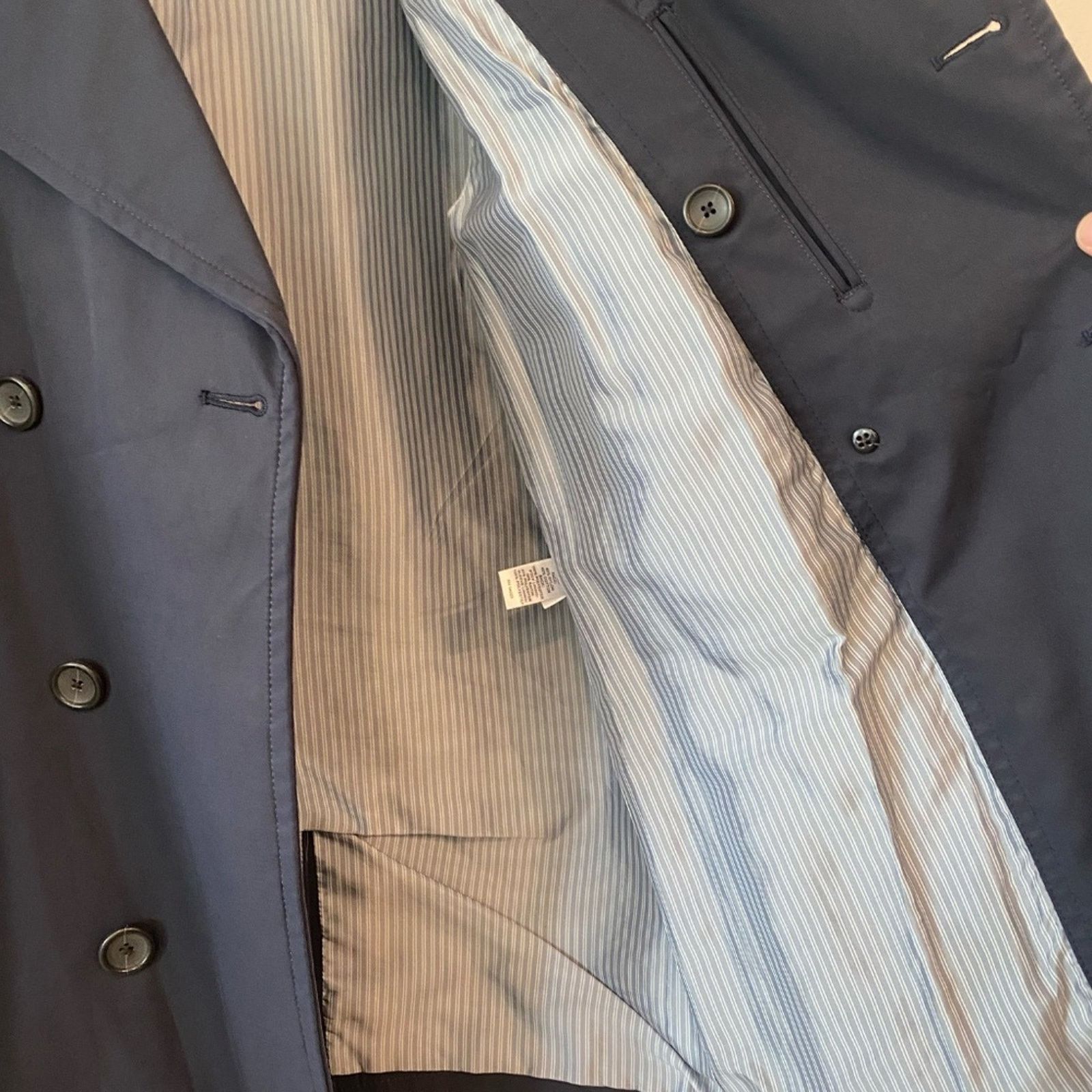 Banana Republic Banana Republic Men's Trench Coat Peacoat - Medium Size US M / EU 48-50 / 2 - 7 Thumbnail