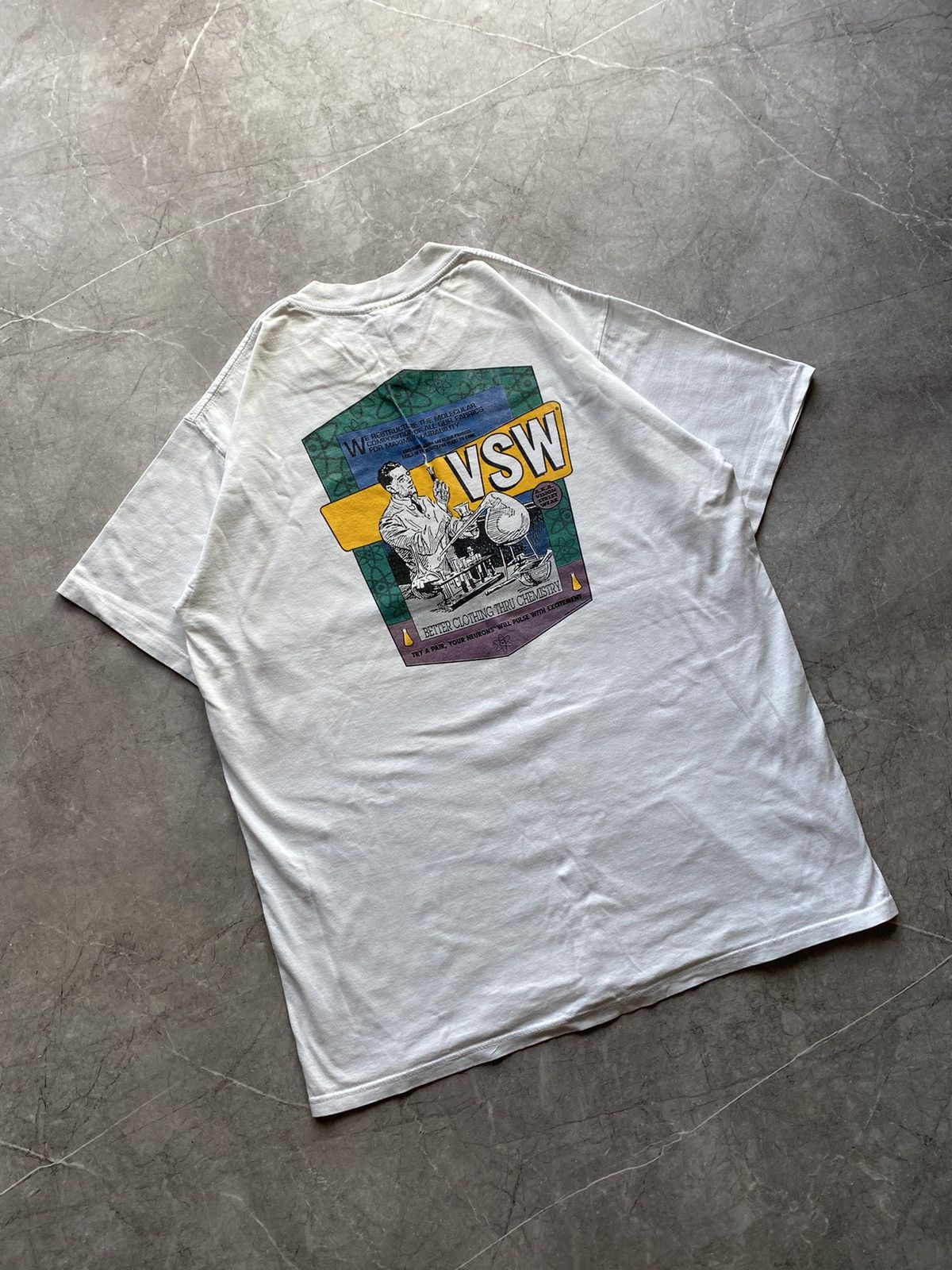 Vision Streetwear 🇺🇸Vintage 1990 Vision Streetwear T-Shirt Made in USA Big Logo Size US XL / EU 56 / 4 - 1 Thumbnail