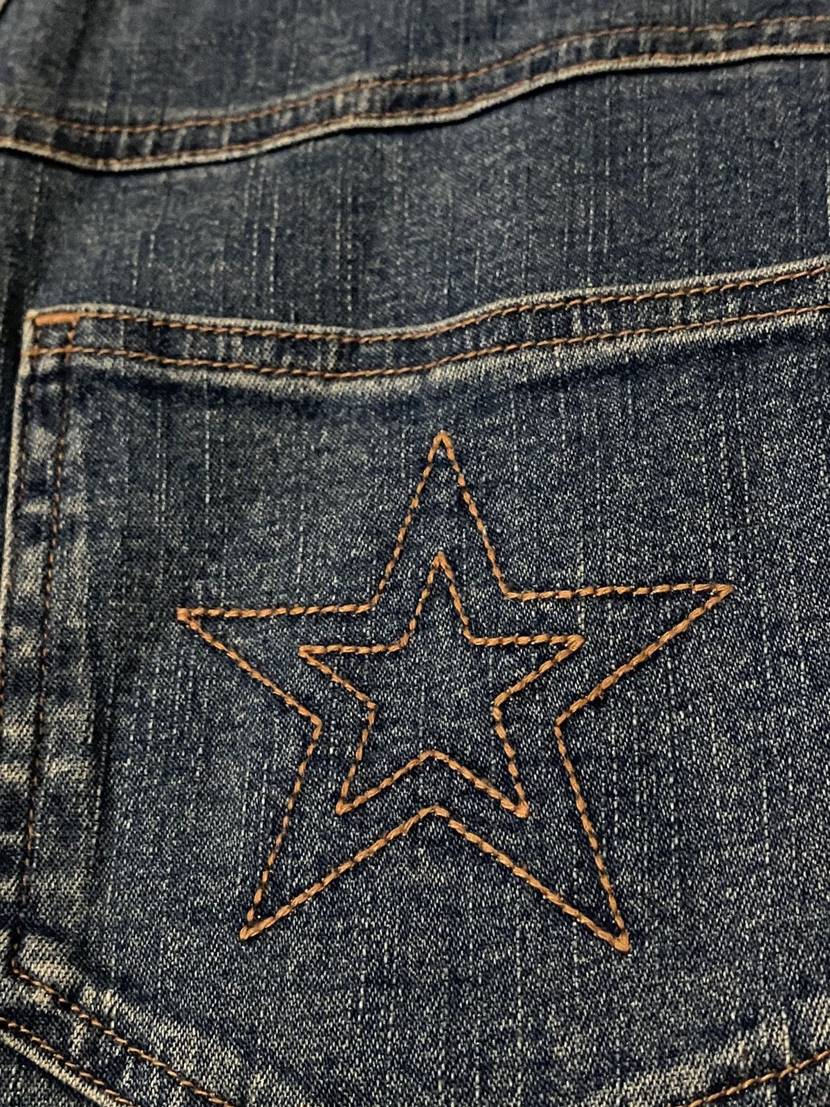 Hysteric Glamour × If Six Was Nine × Le Grande Bleu (L.G.B.) Flare Priurus Brand Japan Jean Art of Design Star Words Size US 26 / EU 42 - 9 Thumbnail