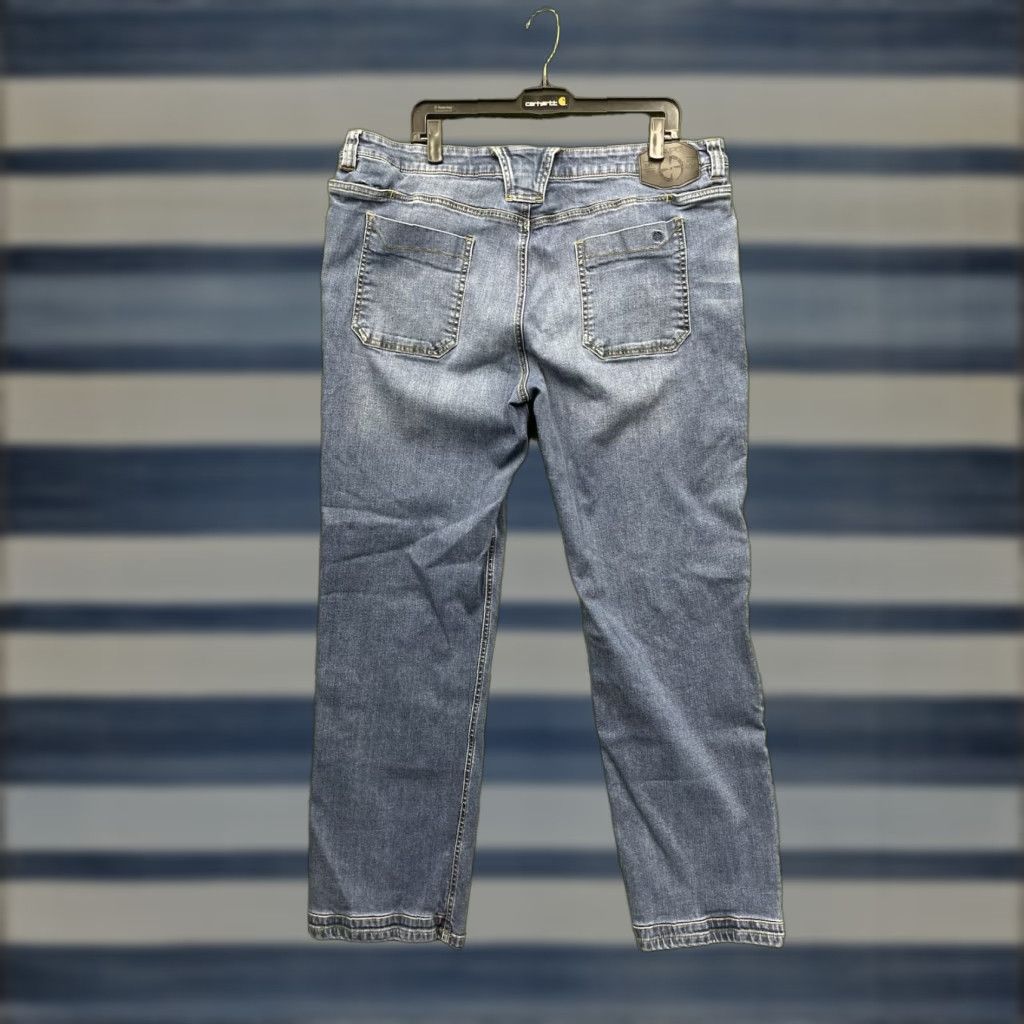 Denime LAPG Terrain Flex Jeans Mens 40x32 Slim Straight Denim Dark Blue Jeans Men Slim 5-Pocket LAPG Terrain Flex Size US 40 / EU 56 - 1 Thumbnail