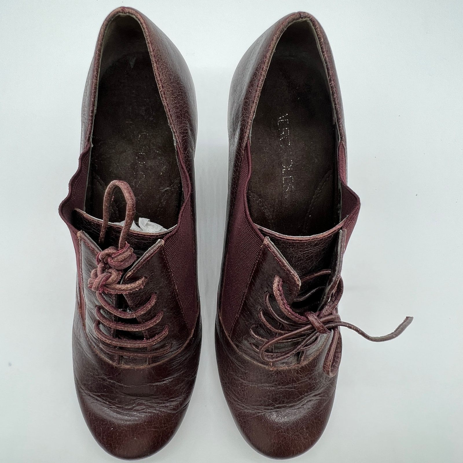 Other Aerosoles Ankle Heel Boots Size 8.5 Red Leather Upper Size US 8.5 / IT 38.5 - 2 Thumbnail