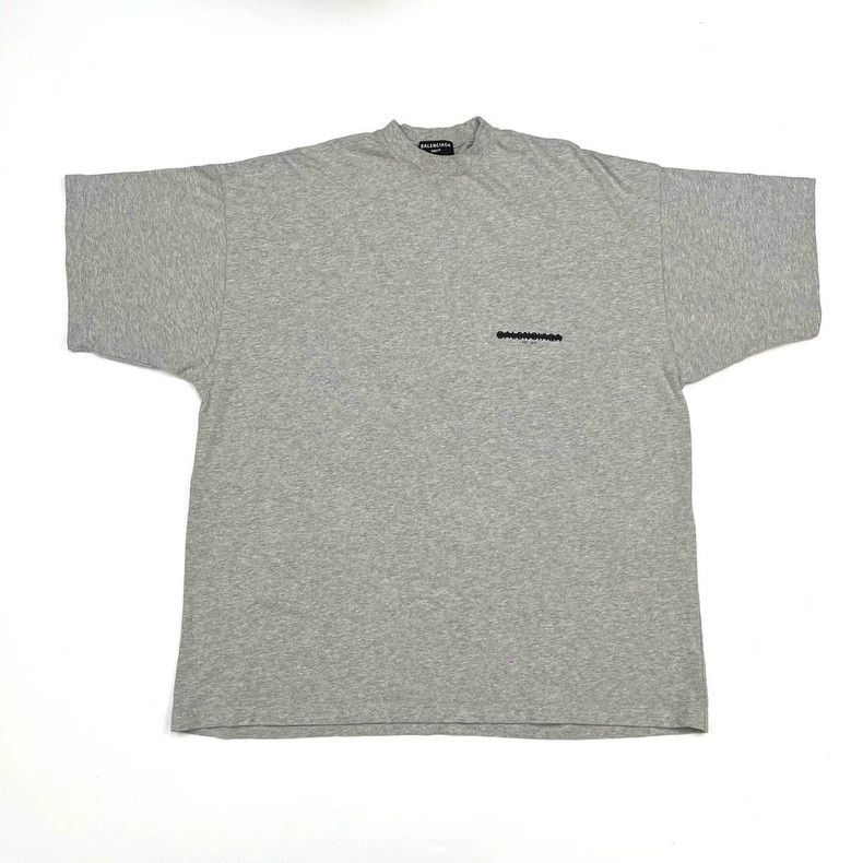 Balenciaga Balenciaga Gray front and back letters logo delete line ta Size US S / EU 44-46 / 1 - 1 Thumbnail