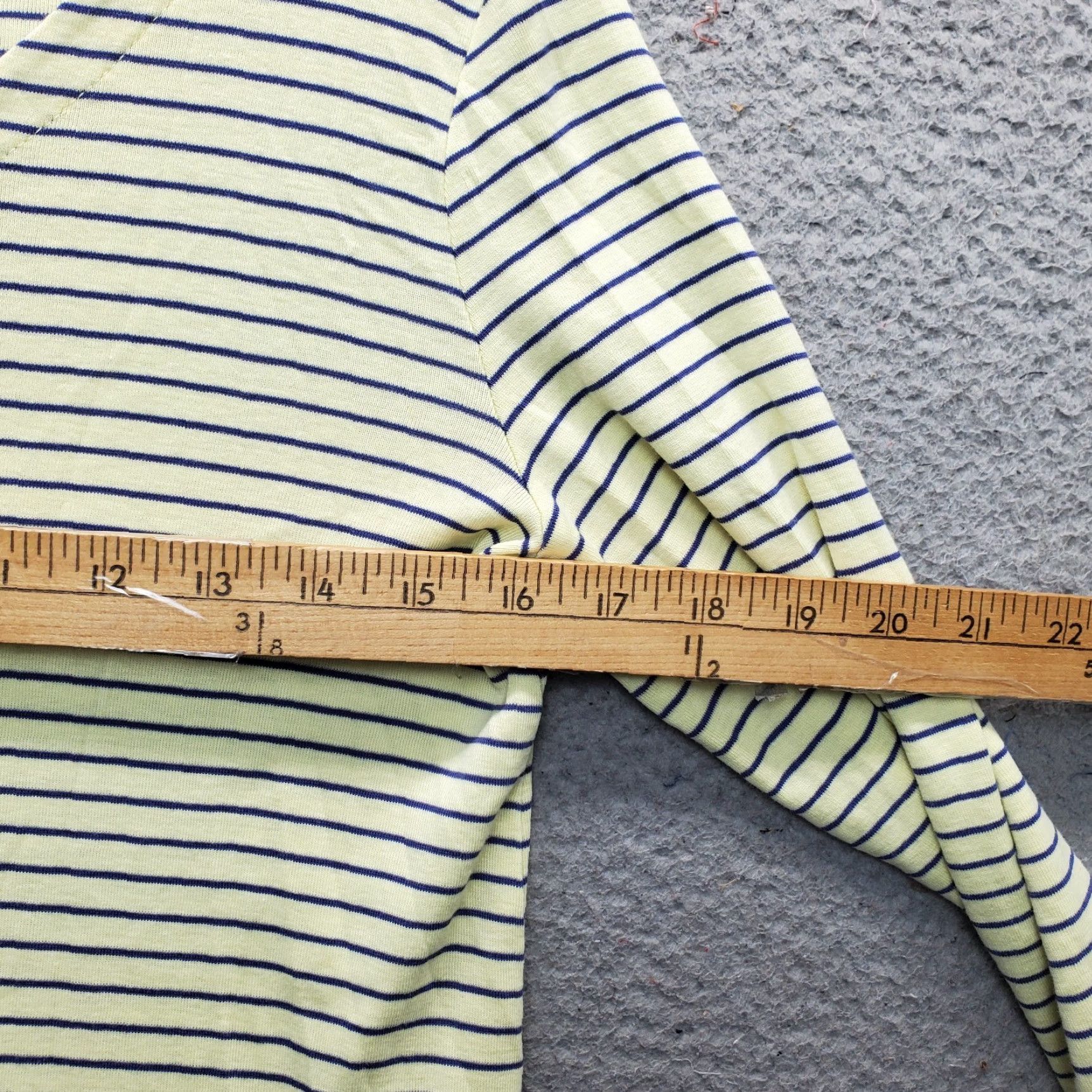 J. Jill J. Jill Shirt Womens XS Multicolor Striped Pima Cotton 3/4 Sleeve Pullover Tee Size XS / US 0-2 / IT 36-38 - 4 Thumbnail