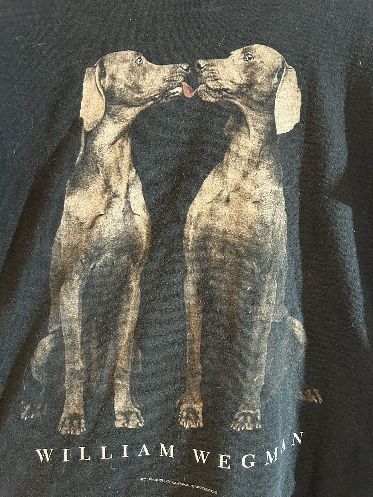 Vintage Willam Wegman Weimaraner 90s Size US L / EU 52-54 / 3 - 2 Thumbnail