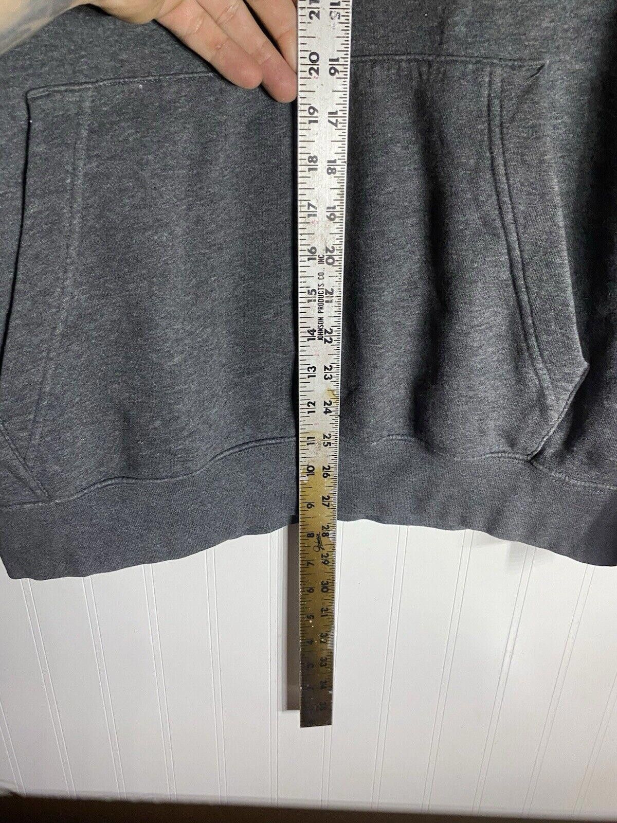 Nike NIKE Just Do It Long Sleeve Hoodie Grey Mens Large Size US 34 / EU 50 - 9 Thumbnail