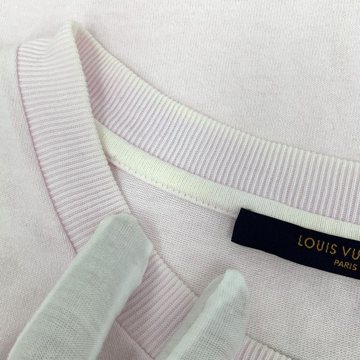 Louis Vuitton Louis Vuitton Pink Pocket Short Sleeve T-shirt K26WX Size US L / EU 52-54 / 3 - 8 Thumbnail