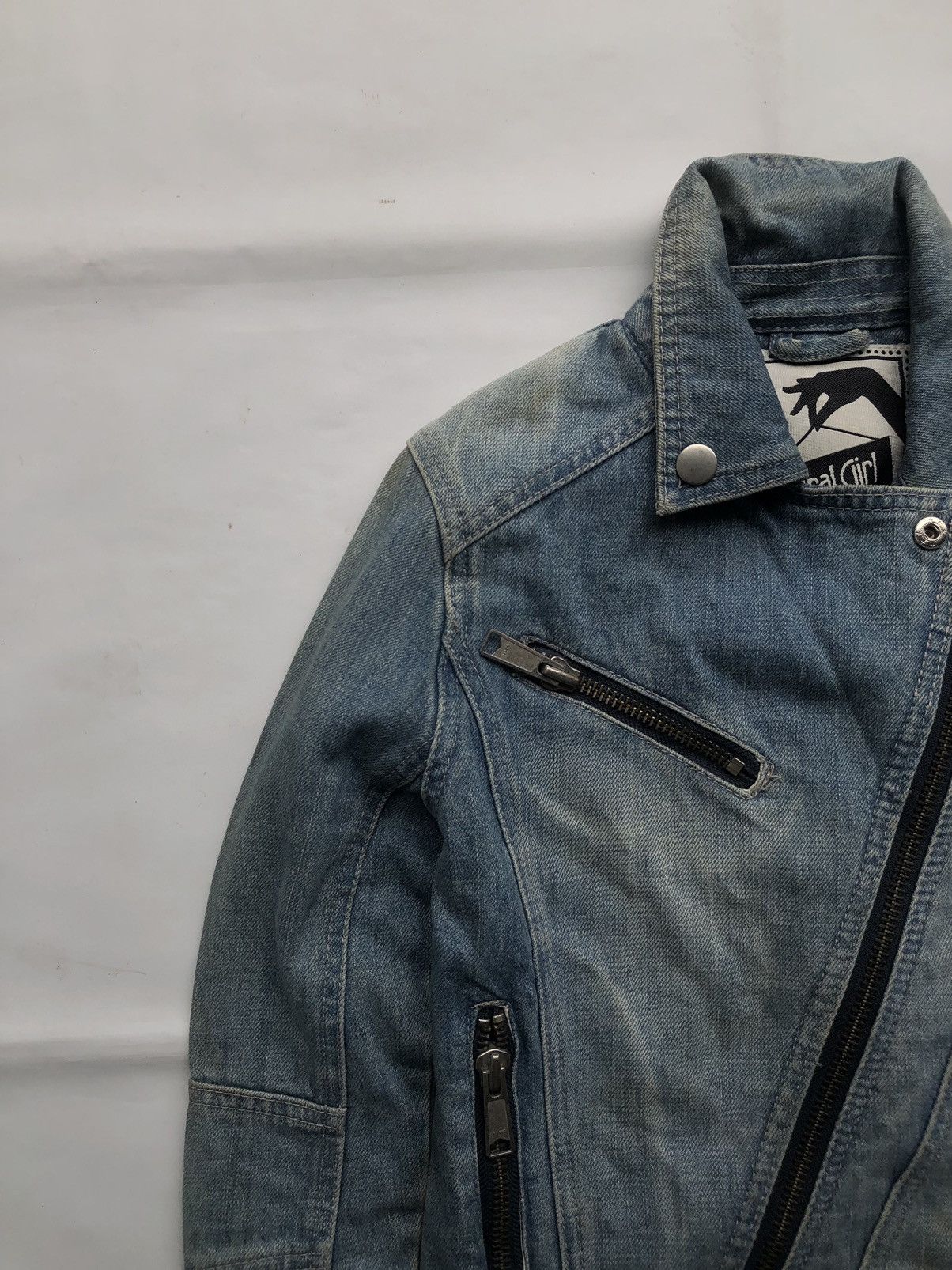 If Six Was Nine Spiral Girl Studed Zipper Jeans Jacket Number Nine LGB Style Size US M / EU 48-50 / 2 - 4 Thumbnail