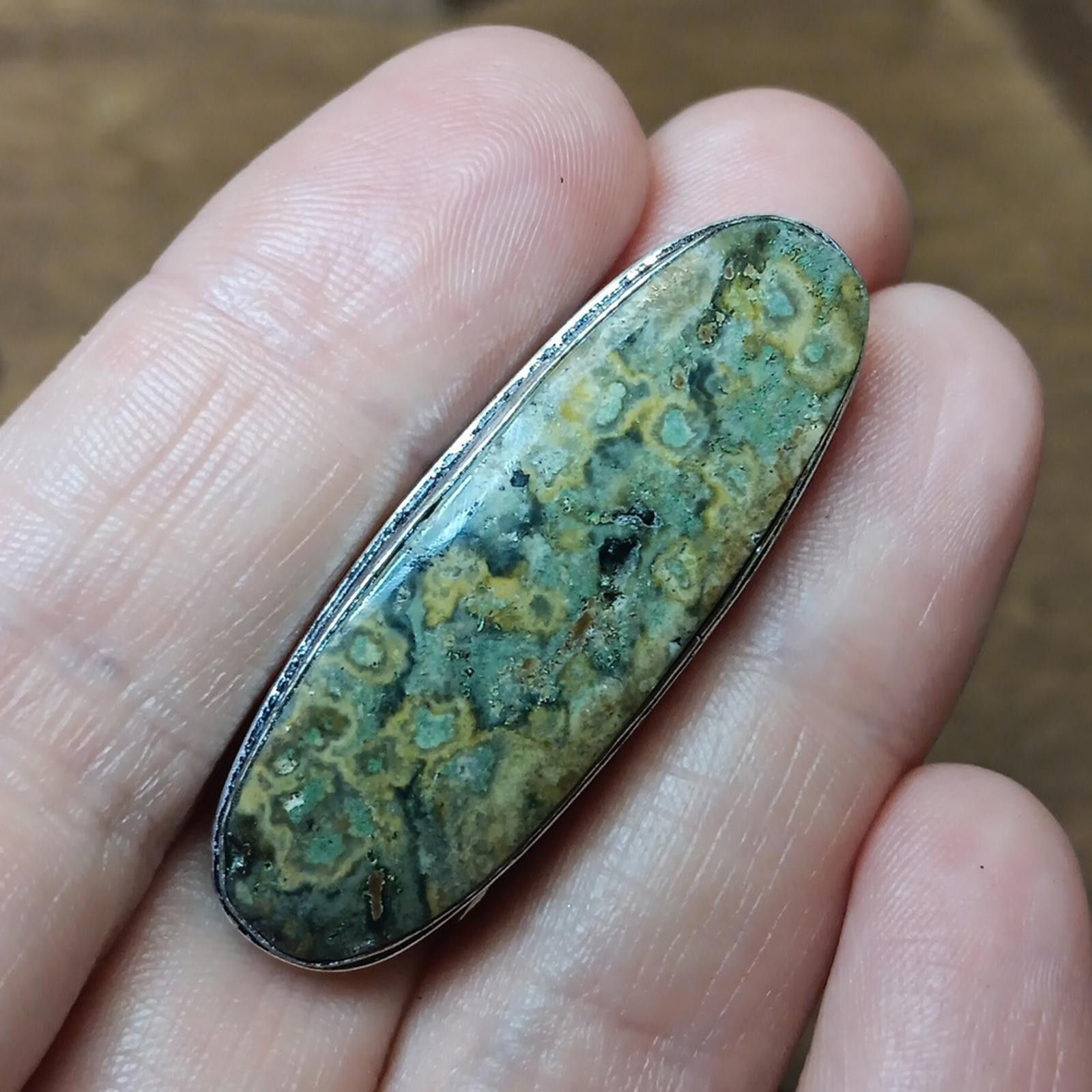 Designer Elegant Green Rainforest Stone Ring Size ONE SIZE - 5 Thumbnail
