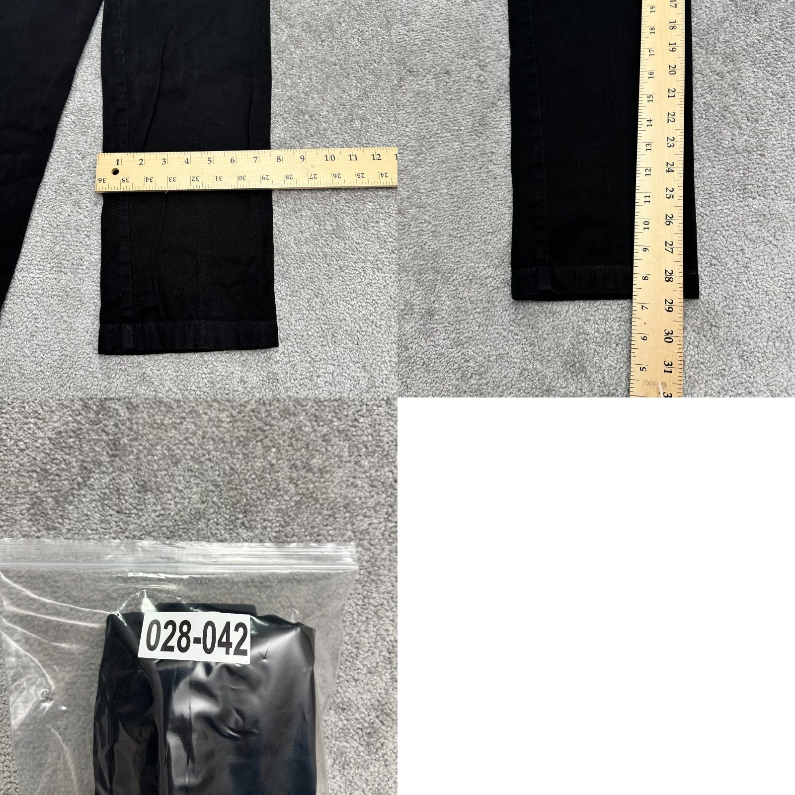 Ann Taylor Ann Taylor Dress Pants Women 6 Black Straight Leg Stretch Cotton Work 28x28.5 Size 28" / US 6 / IT 42 - 8 Thumbnail