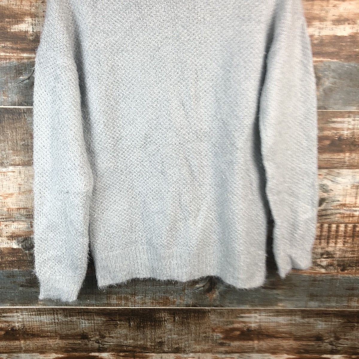 Japanese Brand DL Sorridere Blue Mohair Knitwear #C385 Size M / US 6-8 / IT 42-44 - 14 Thumbnail