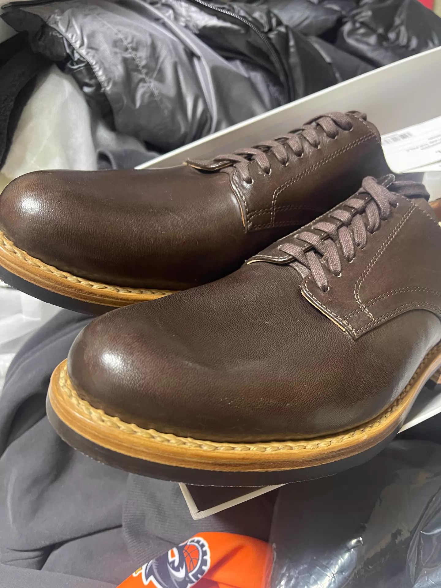 Visvim Visvim 24aw Galvin Plain Toe Folk Dark Brown US10 Size US 10 / EU 43 - 3 Thumbnail