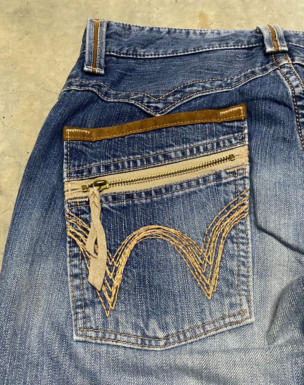 If Six Was Nine 💥BEST OFFER 💥EDWIN XV EXCLUSIVE VINTAGE DISTRESSED DENIM Size US 31 - 4 Thumbnail