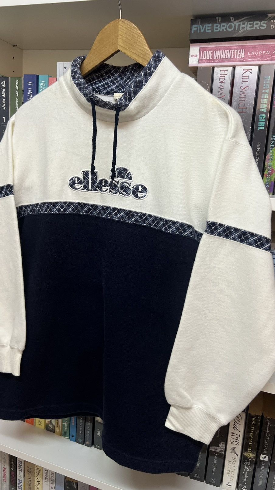 Ellesse × Vintage Vintage Ellesse Turtleneck Sweatshirt Size US L / EU 52-54 / 3 - 2 Thumbnail