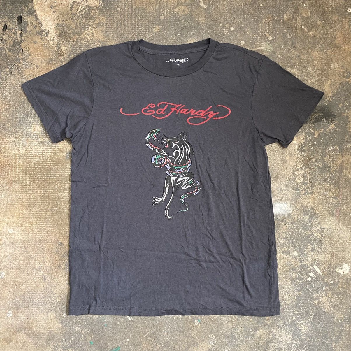 Ed Hardy Ed Hardy Snake Panther Tshirt Size M Size US M / EU 48-50 / 2 - 1 Thumbnail