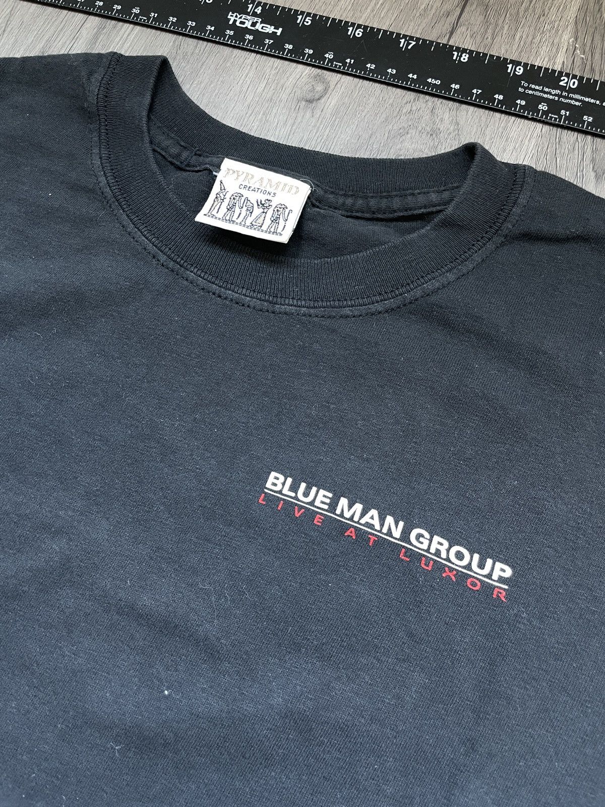 Vintage Y2K Blue Man Group “Live from the Luxor” T-Shirt (Sz. S) Size US S / EU 44-46 / 1 - 4 Thumbnail
