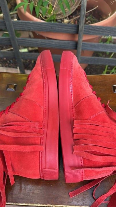 Daniel Patrick Daniel Patrick Men's Hightop Red Shoes Size 9 Pre-Owned! Size US 9 / EU 42 - 3 Thumbnail