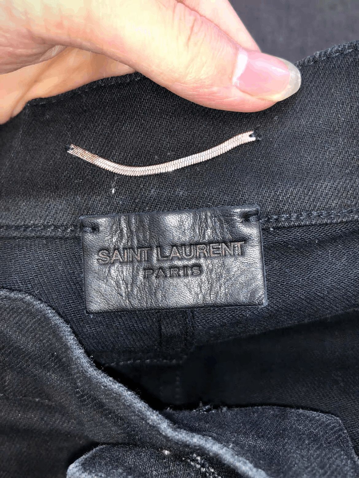Saint Laurent Paris Saint Laurent Paris 18AW Waxed Denim-2508 Size US 30 / EU 46 - 5 Thumbnail