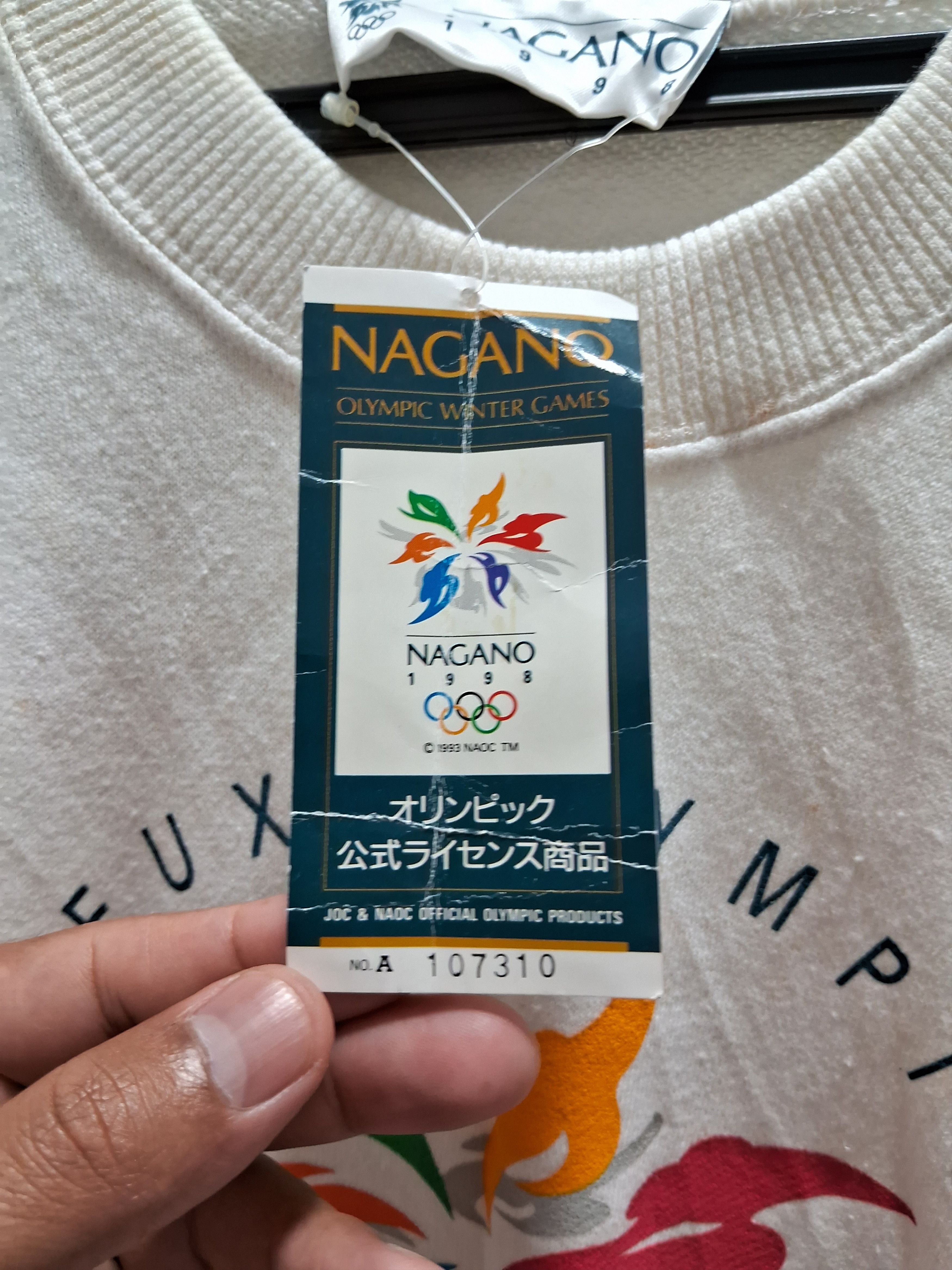 Vintage Olympic nagano sweatshirt Size US L / EU 52-54 / 3 - 6 Thumbnail