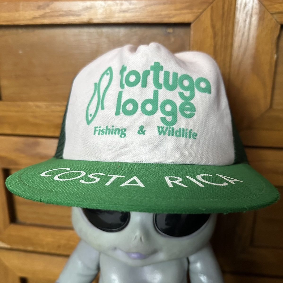 Vintage Vintage Costa Rica Fishing Wildlife Trucker Hat Mesh Tourist Size ONE SIZE - 1 Thumbnail