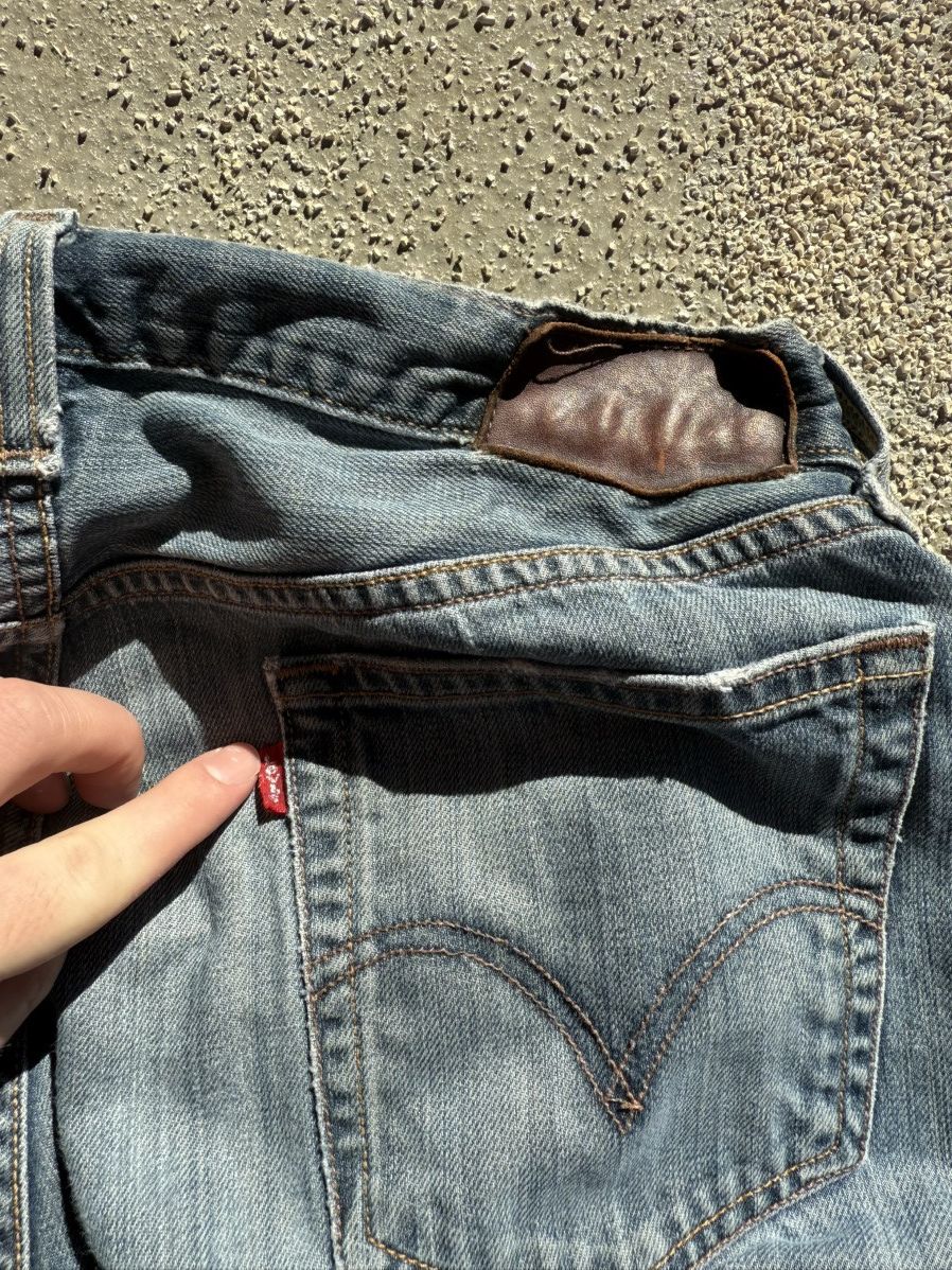 Levi's Vintage Clothing Vintage Jerky Leather Tab Levis 527 Size US 33 - 2 Thumbnail