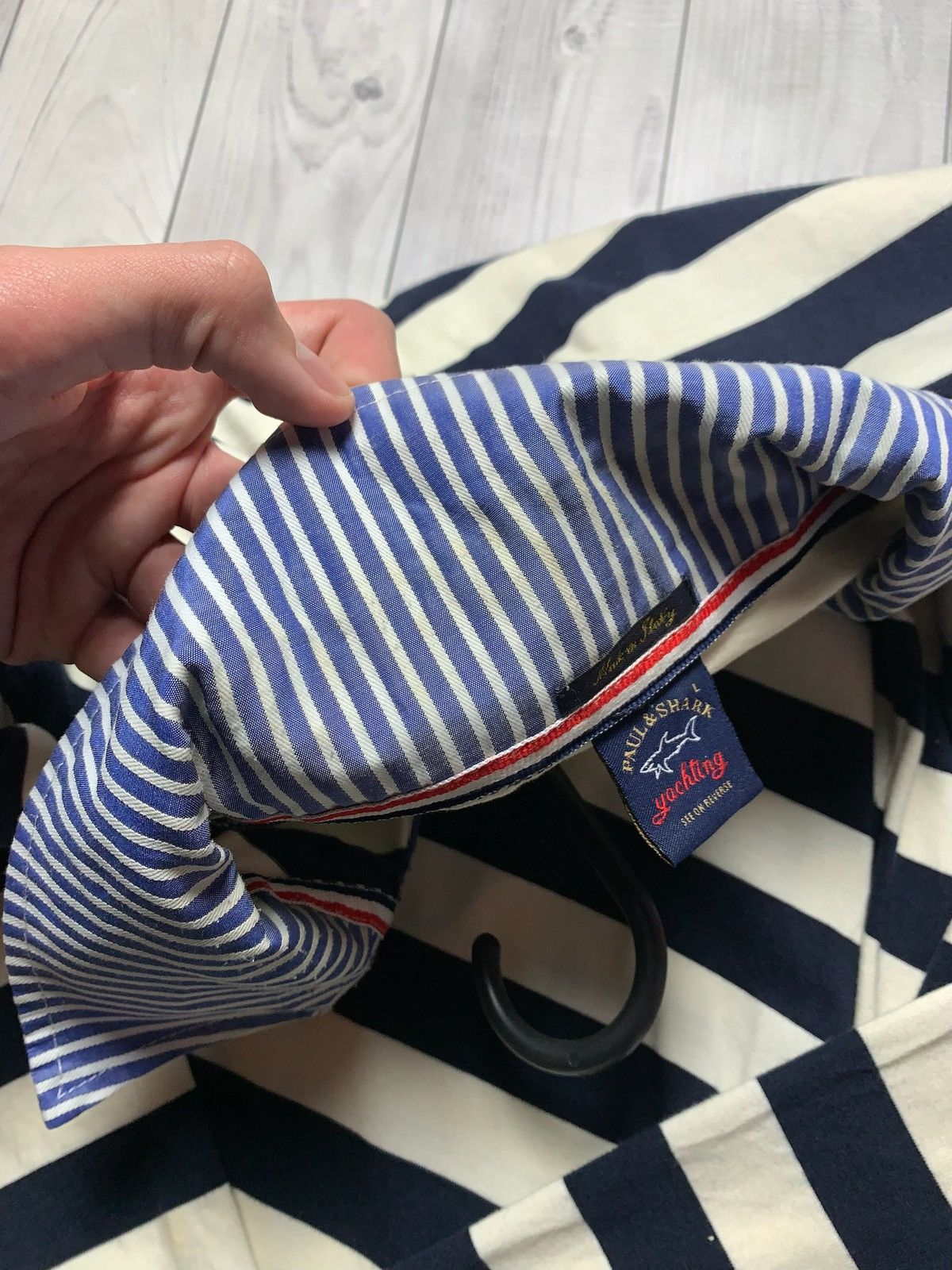 Paul & Shark × Vintage Vintage Paul Shark striped jersey rugby size M/L Size US M / EU 48-50 / 2 - 8 Thumbnail