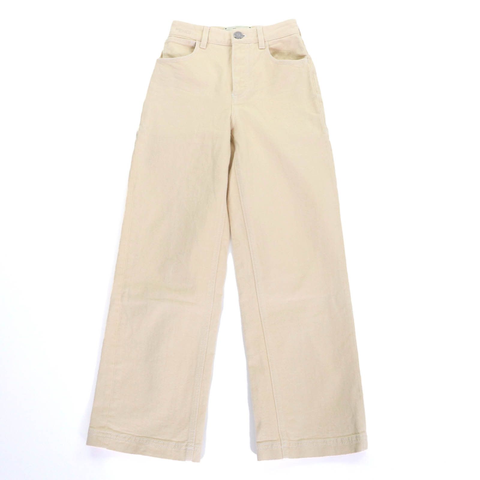 Fendi Fendi Fendi Cotton Denim Pants Cotton Pants FR6169 Size ONE SIZE - 1 Thumbnail