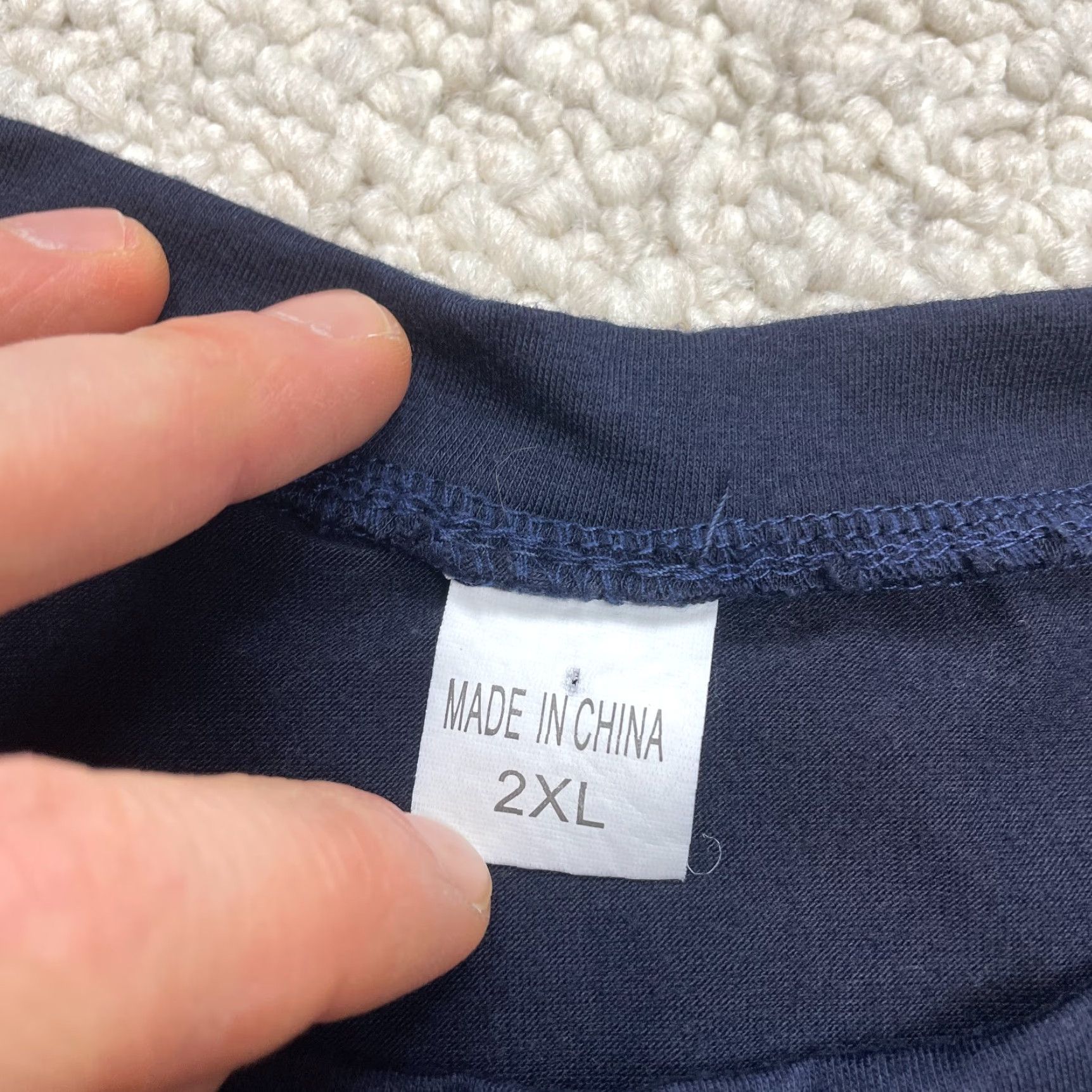 Vintage Unbranded Shirt 2XL Navy Blue Short Sleeve T-Shirt Men Pilling Logo Crew Neck Cotton Jersey Blue Short Sleeve Size US XXL / EU 58 / 5 - 6 Thumbnail
